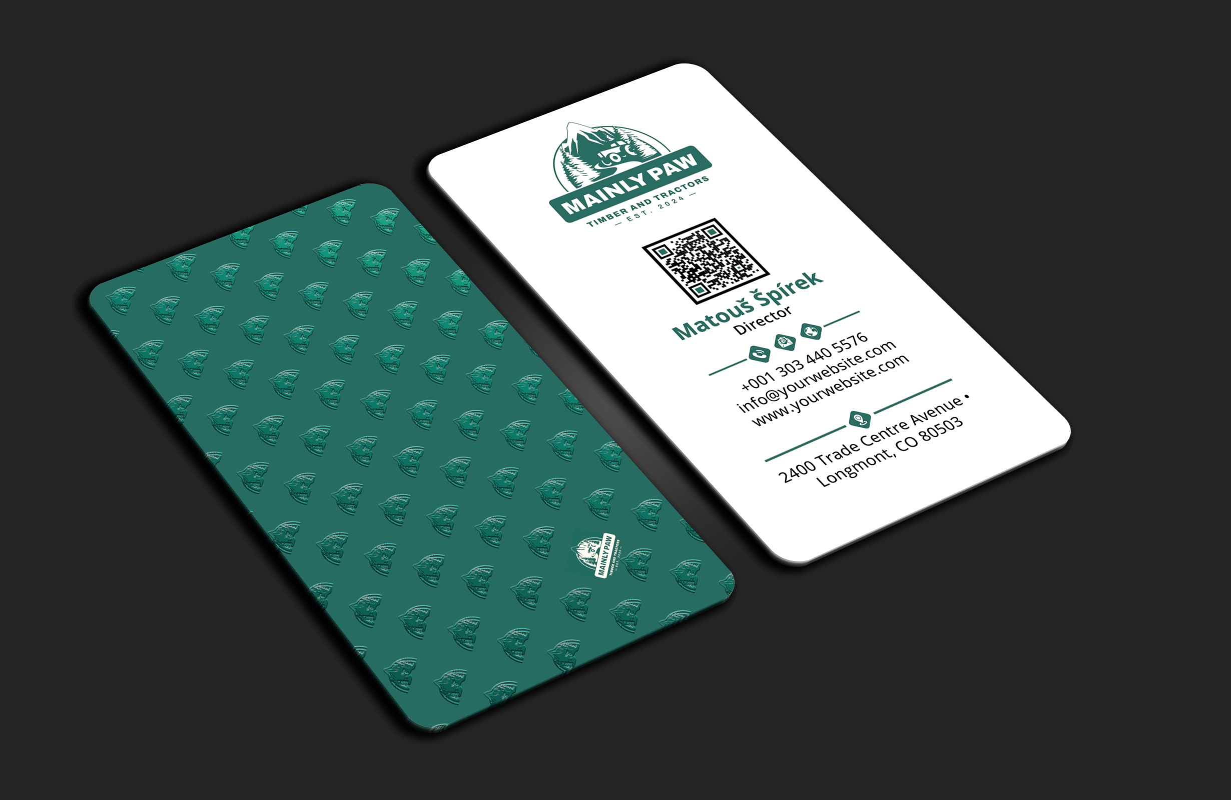 Business Card Design by DesignerShahadat for Mainely Paws LLC | Design #33085326