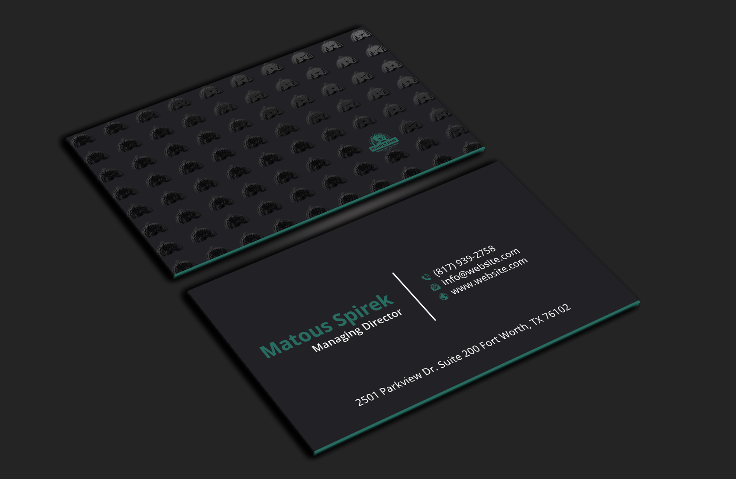 Business Card Design by DesignerShahadat for Mainely Paws LLC | Design #33085327