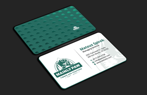 Business Card Design by DesignerShahadat for Mainely Paws LLC | Design: #33085328