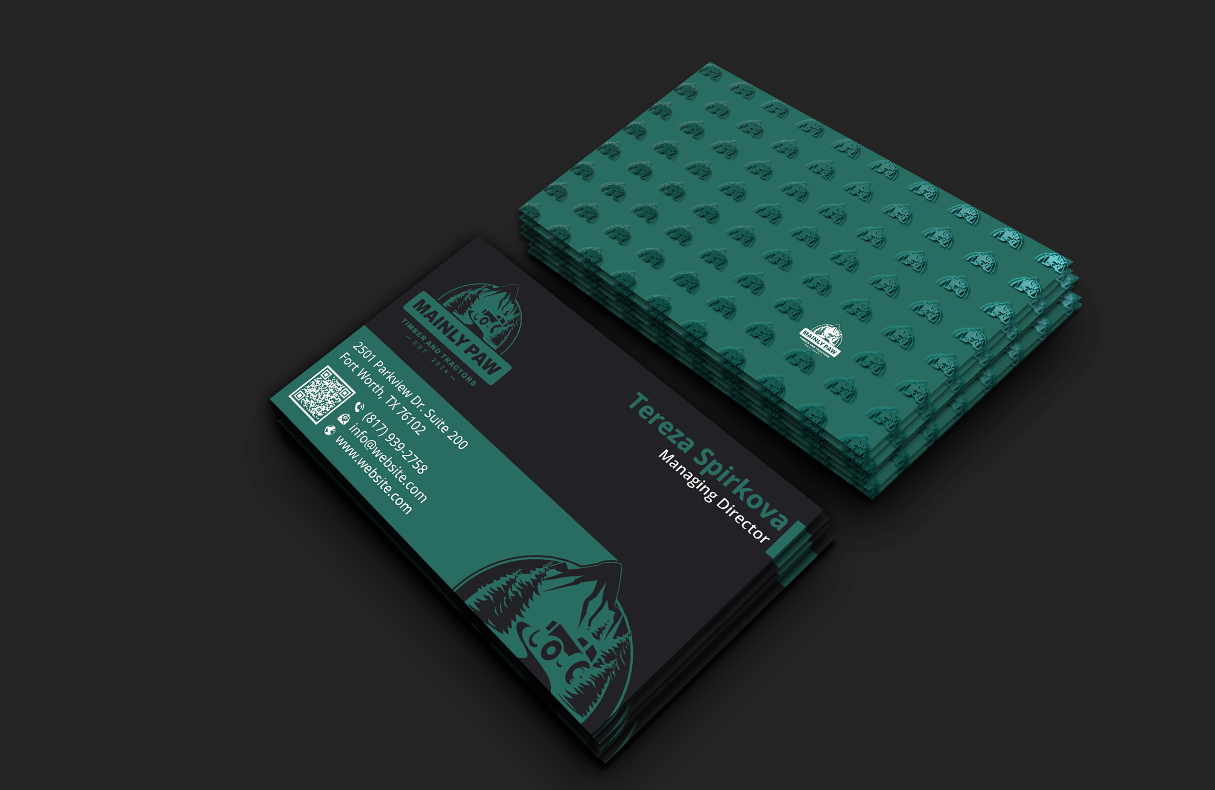 Business Card Design by DesignerShahadat for Mainely Paws LLC | Design #33085333