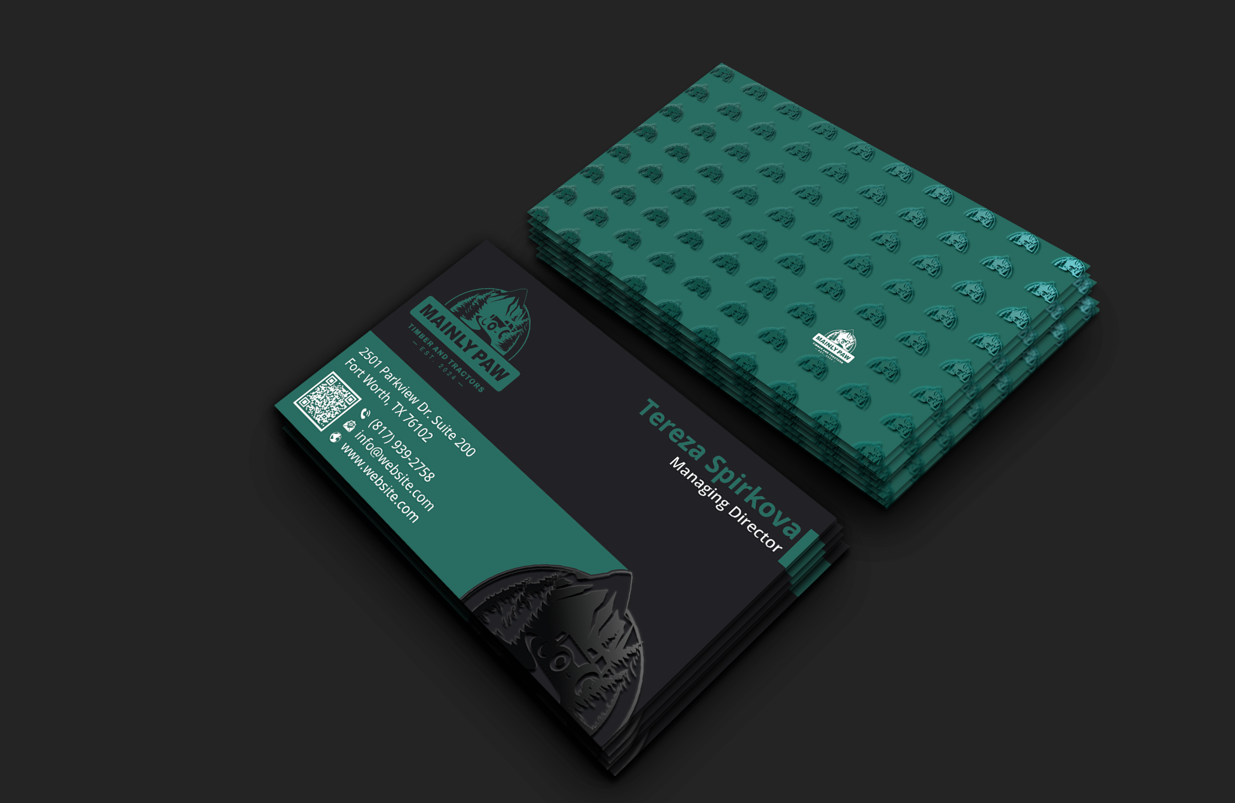 Business Card Design by DesignerShahadat for Mainely Paws LLC | Design #33085337