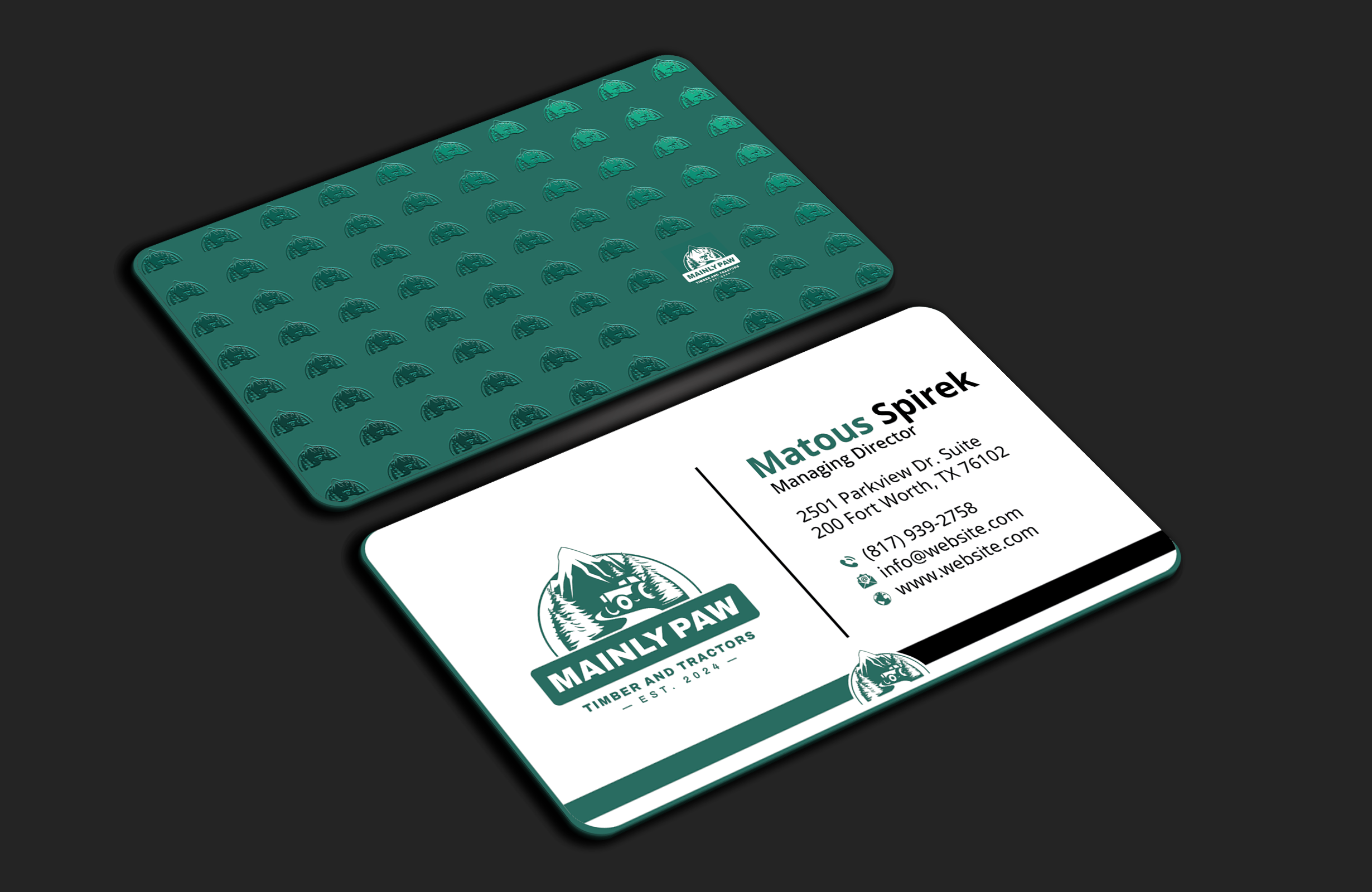 Business Card Design by DesignerShahadat for Mainely Paws LLC | Design #33085338