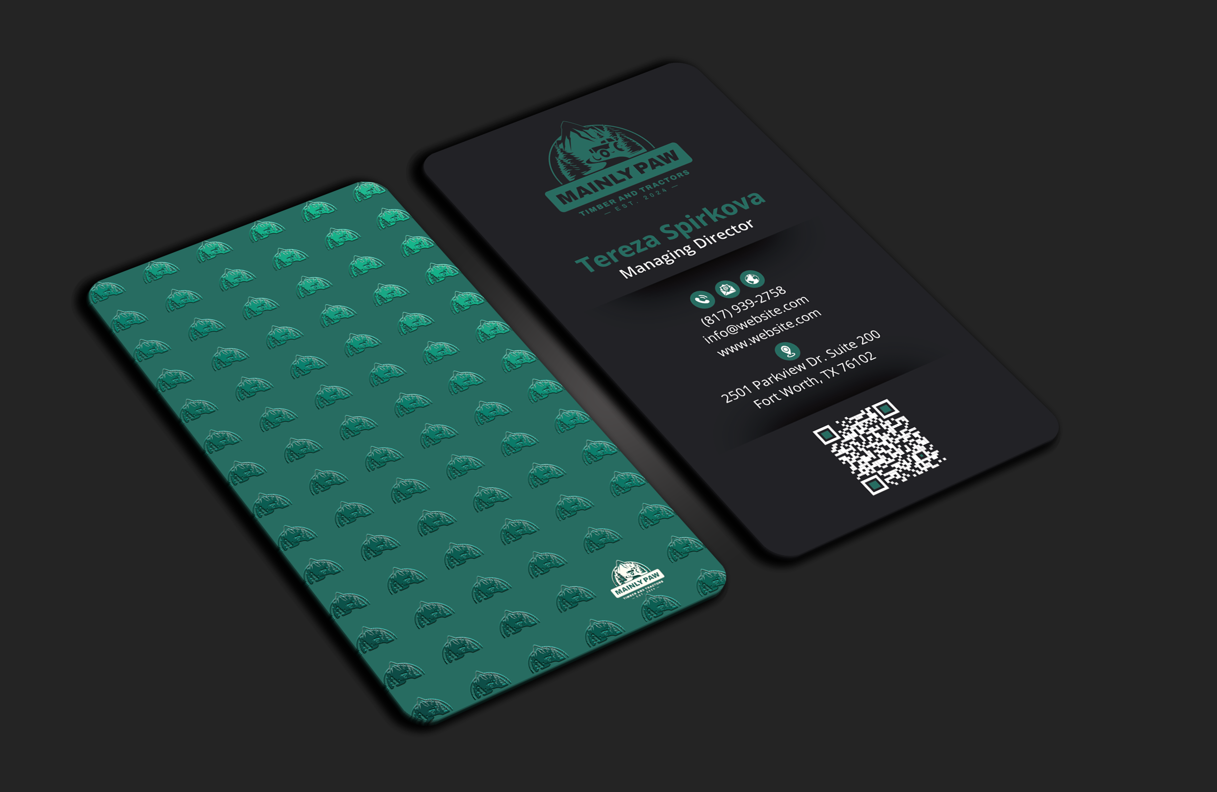 Business Card Design by DesignerShahadat for Mainely Paws LLC | Design #33085341