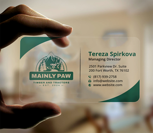 Design de Carte de Visite par DesignerShahadat pour Mainely Paws LLC | Design : #33086351