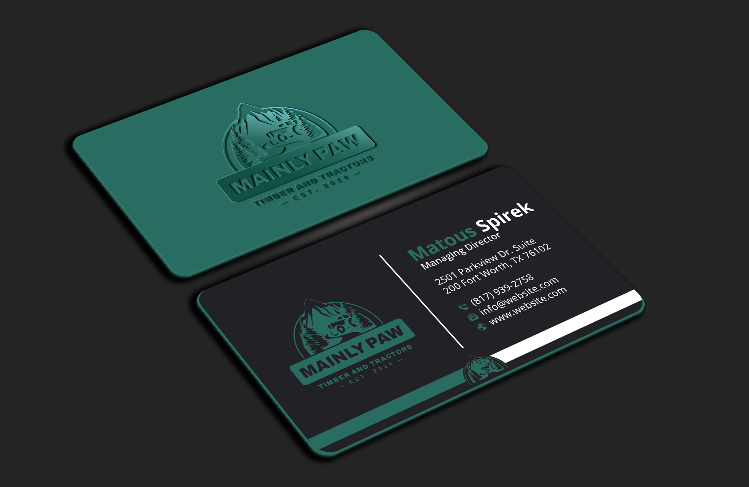Design de Carte de Visite par DesignerShahadat pour Mainely Paws LLC | Design #33086352