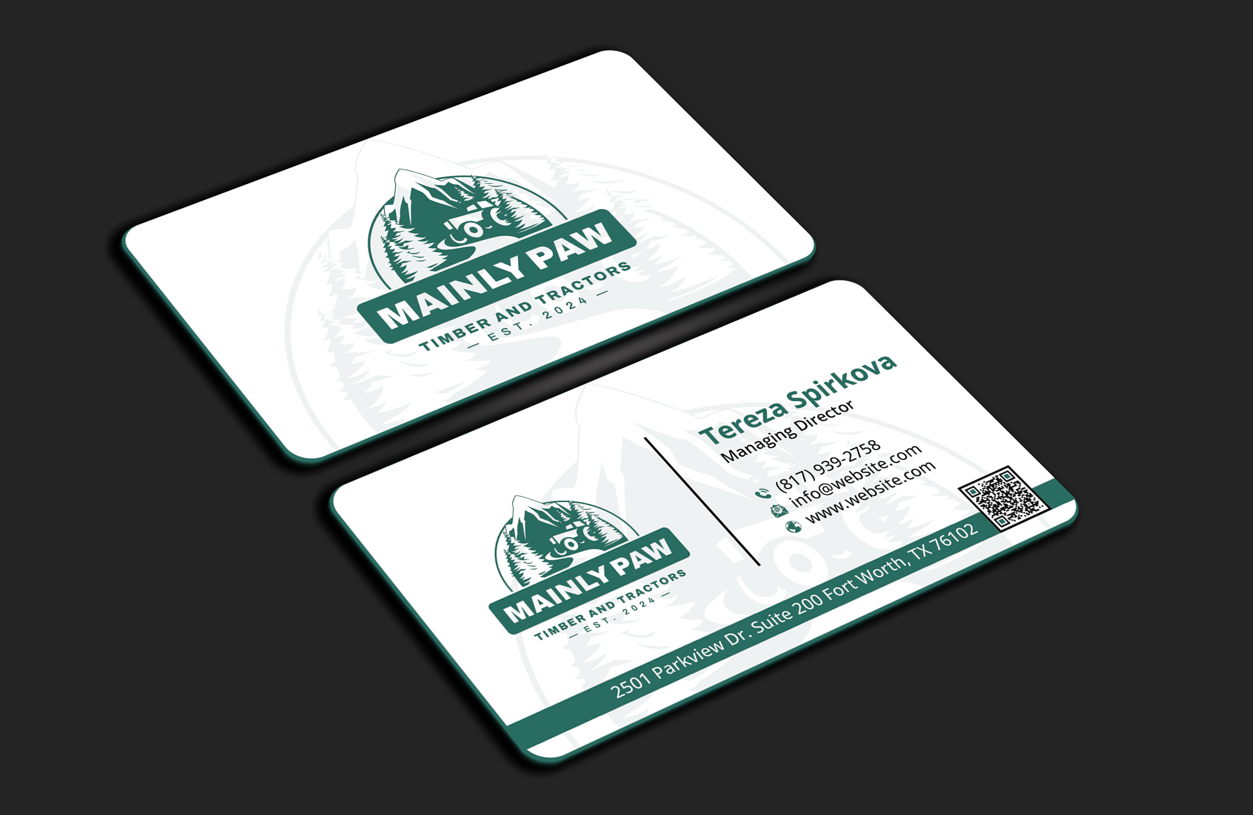 Business Card Design by DesignerShahadat for Mainely Paws LLC | Design #33086353