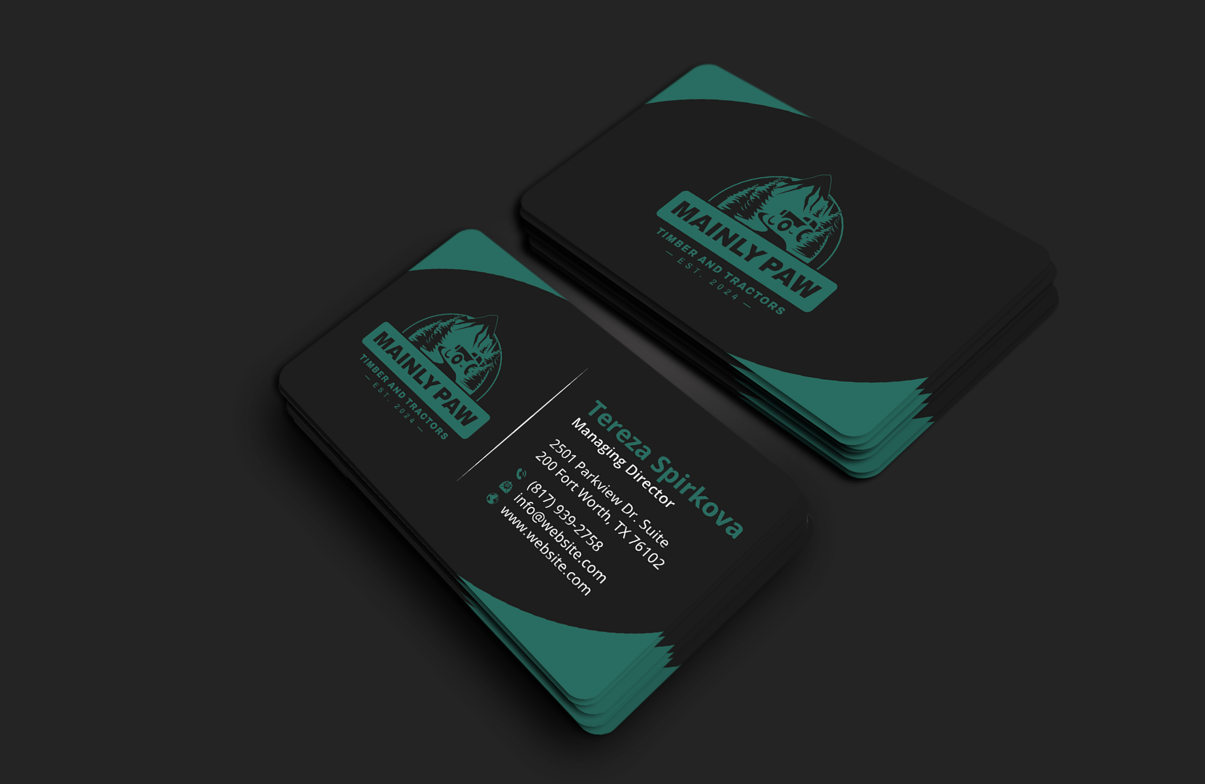 Design de Carte de Visite par DesignerShahadat pour Mainely Paws LLC | Design #33086354