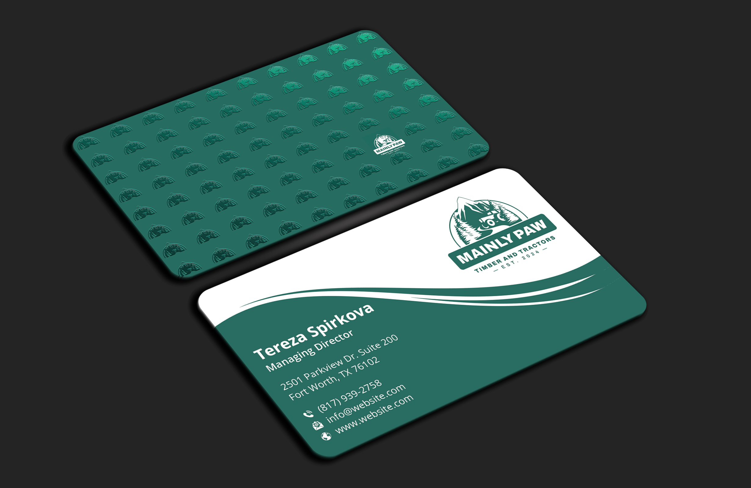 Design de Carte de Visite par DesignerShahadat pour Mainely Paws LLC | Design #33086359