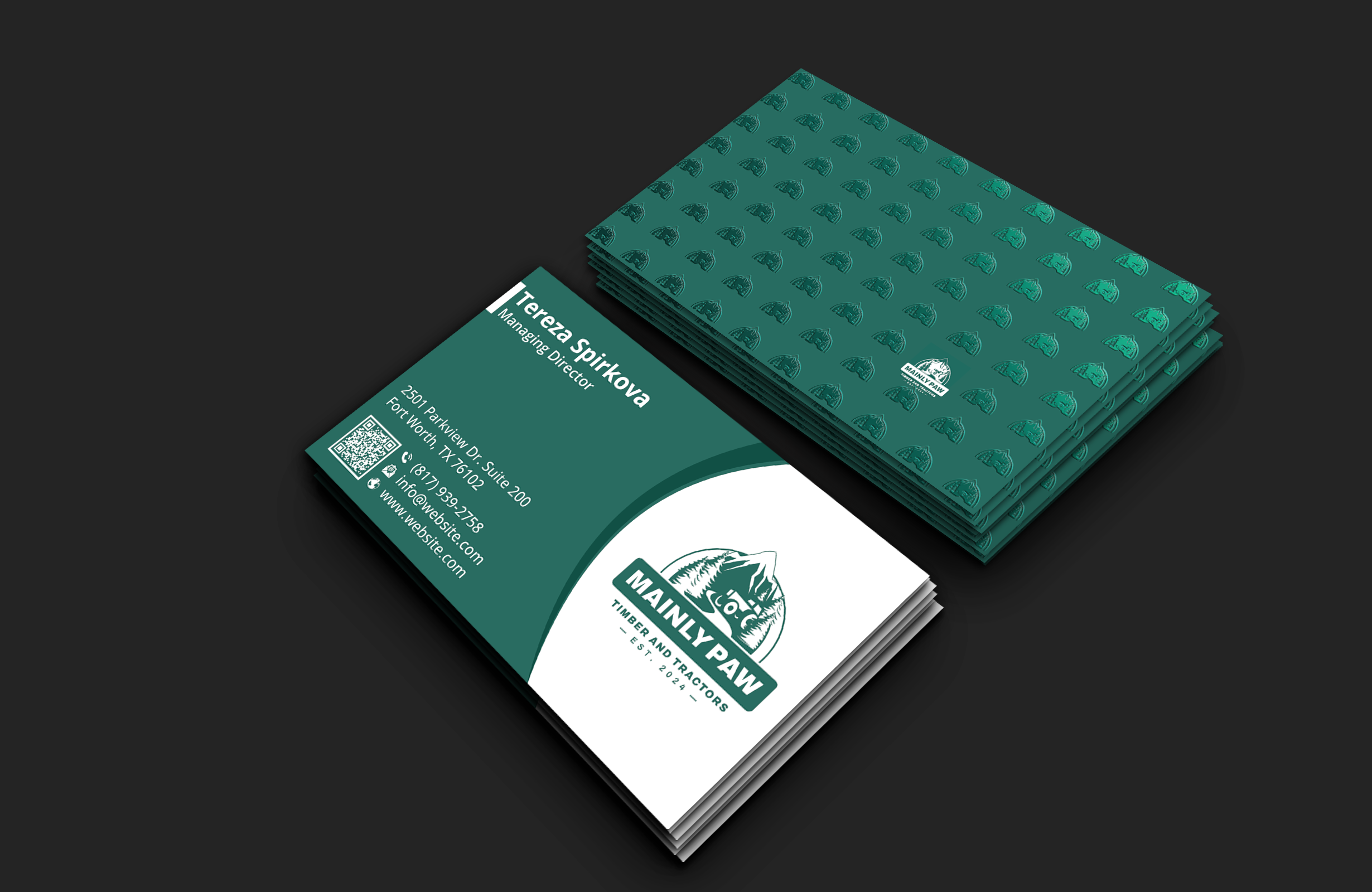 Design de Carte de Visite par DesignerShahadat pour Mainely Paws LLC | Design #33086363