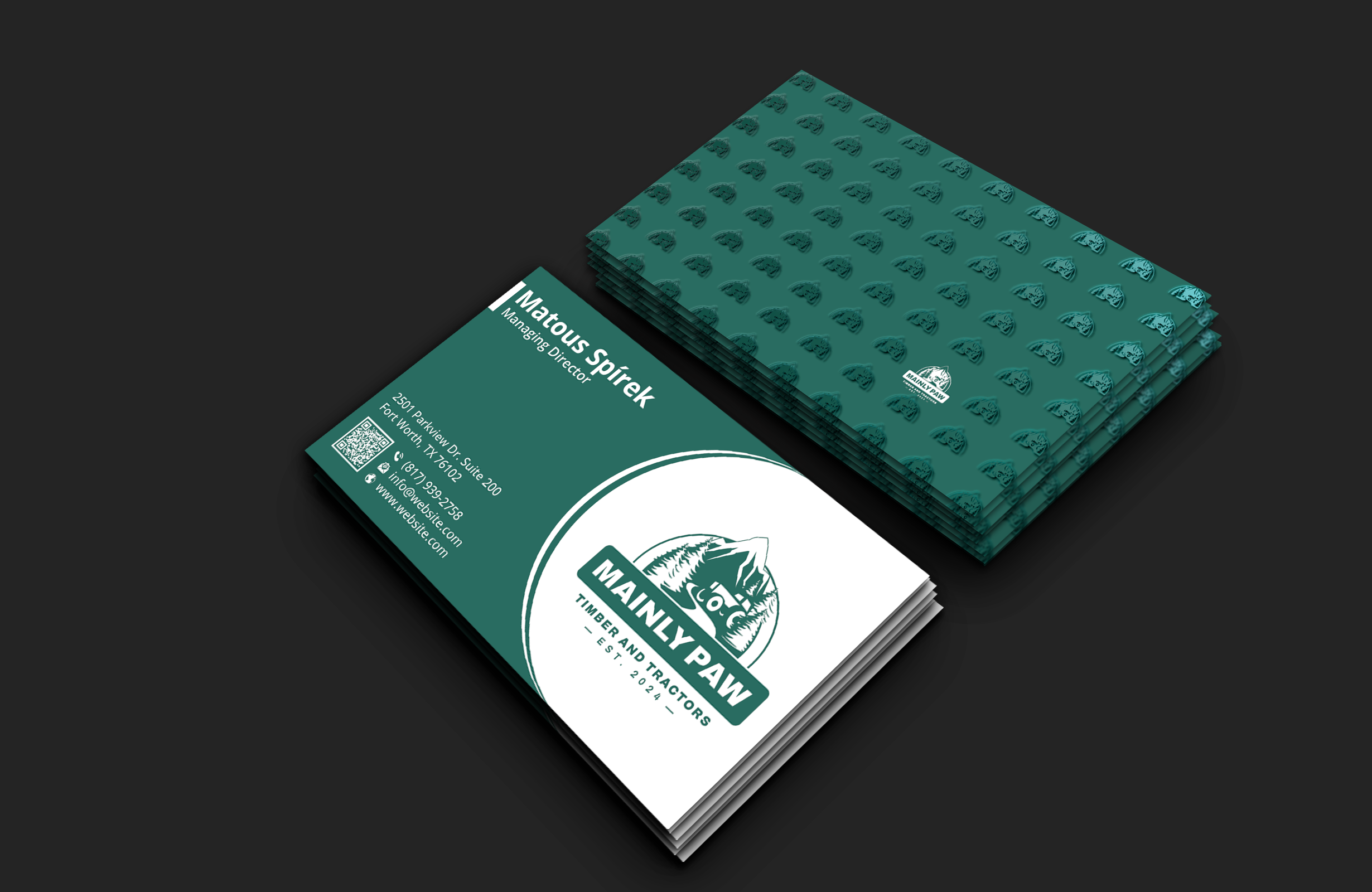 Business Card Design by DesignerShahadat for Mainely Paws LLC | Design #33086365