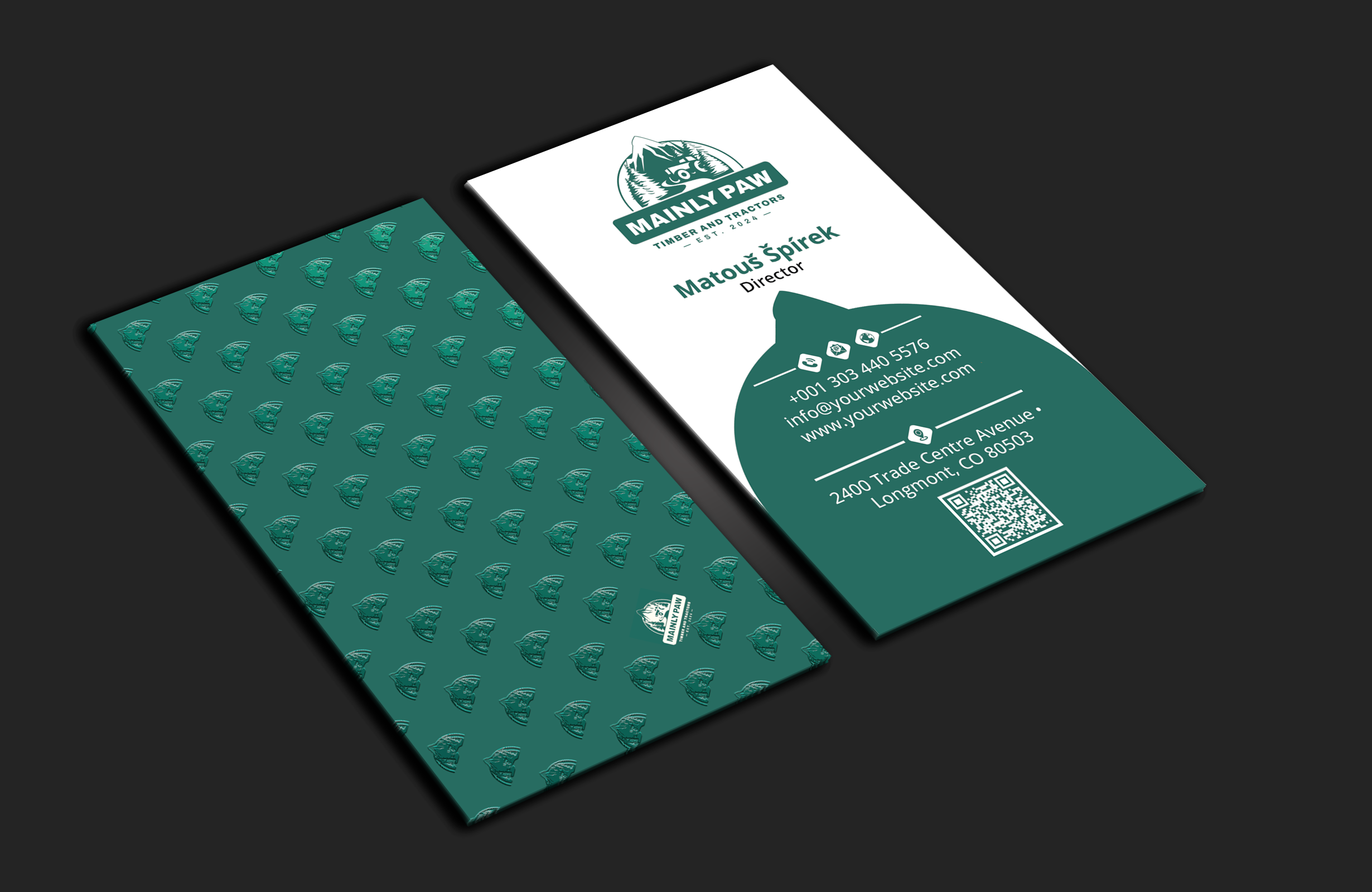 Business Card Design by DesignerShahadat for Mainely Paws LLC | Design #33086366