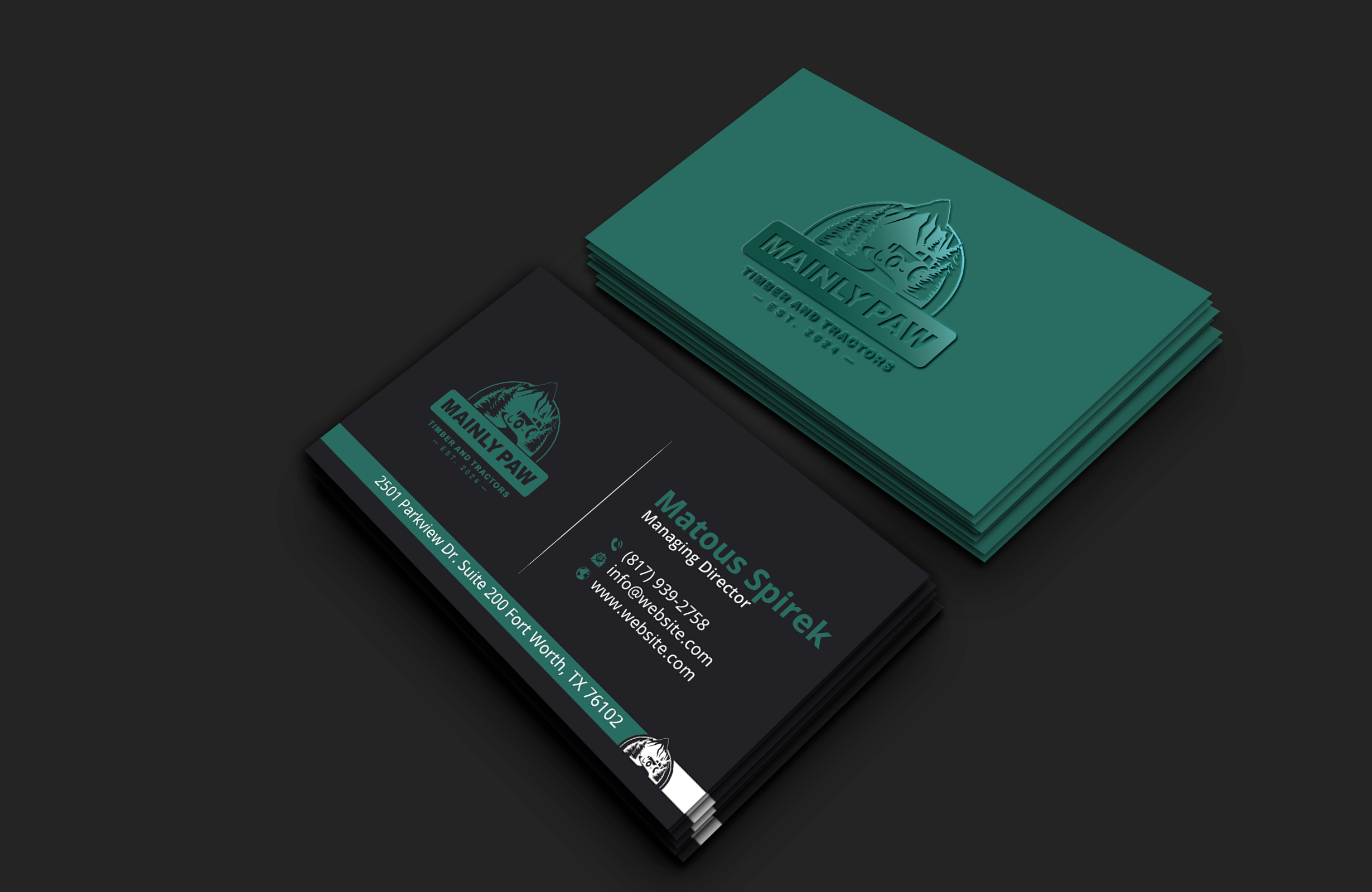 Business Card Design by DesignerShahadat for Mainely Paws LLC | Design #33086367