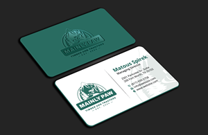 Design de Carte de Visite par DesignerShahadat pour Mainely Paws LLC | Design : #33086370