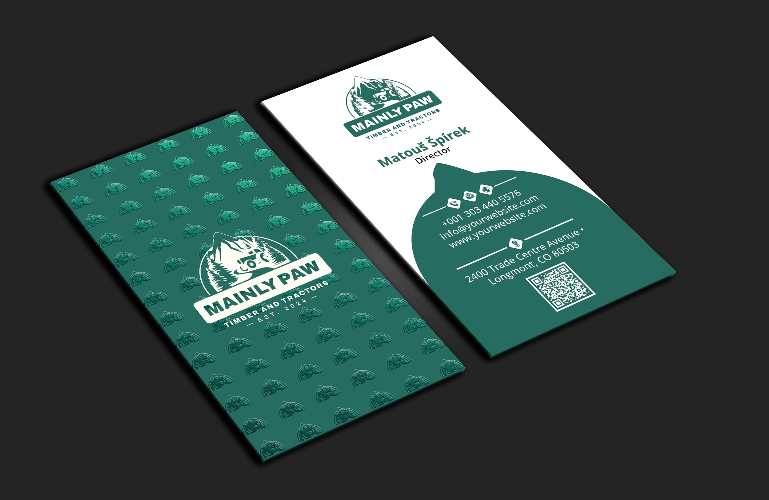 Business Card Design by DesignerShahadat for Mainely Paws LLC | Design #33086371