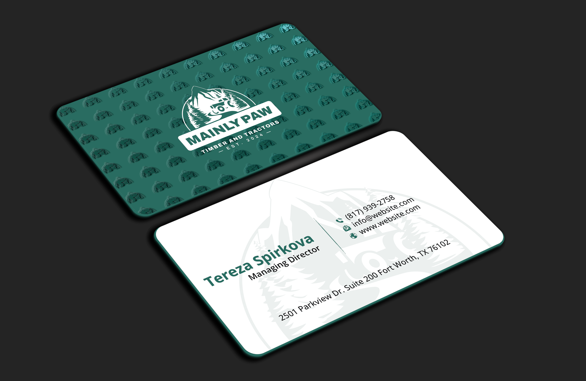 Business Card Design by DesignerShahadat for Mainely Paws LLC | Design #33086372