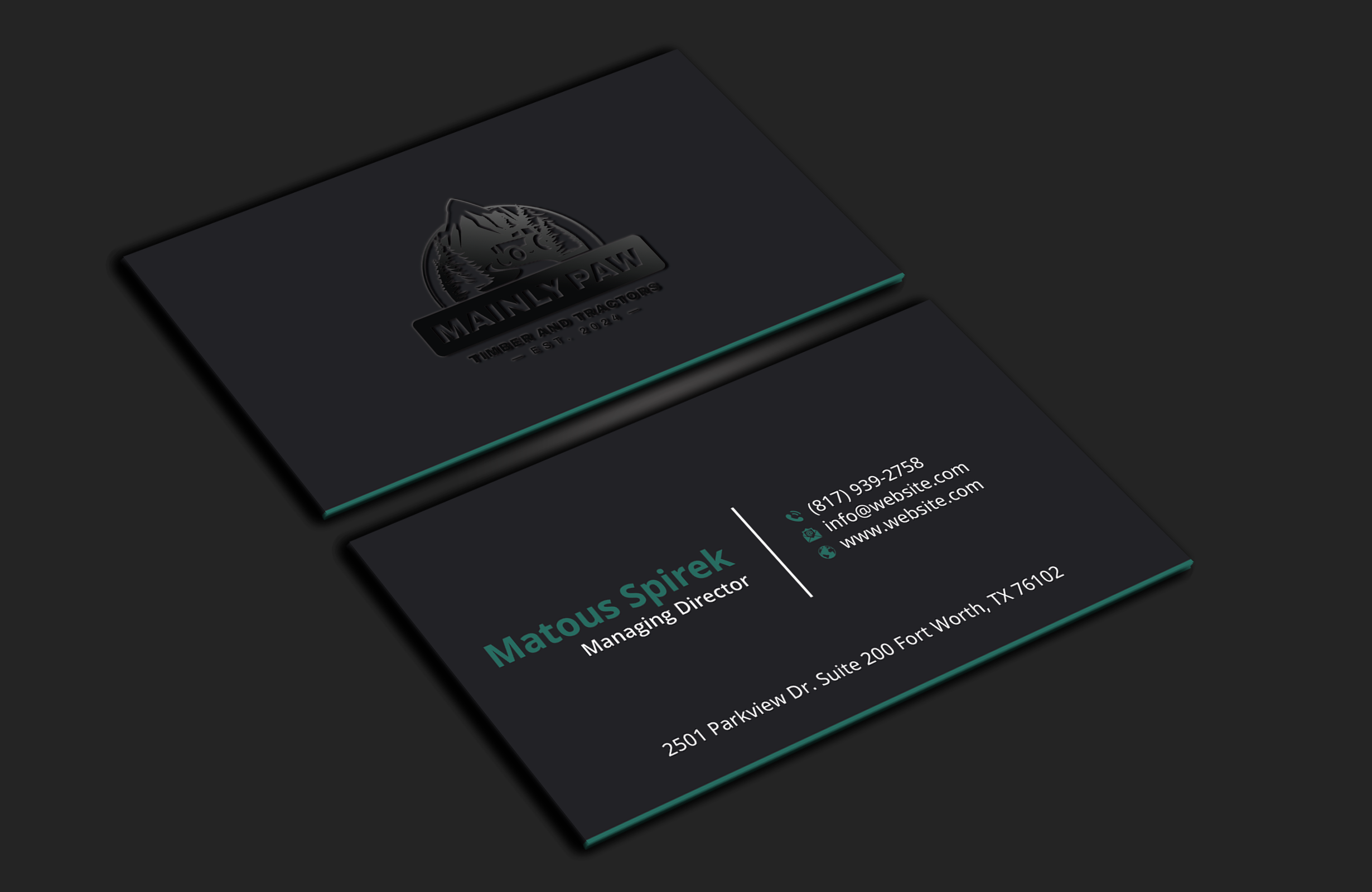 Diseño de Tarjeta de Presentación por DesignerShahadat para Mainely Paws LLC | Diseño #33086375