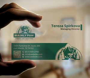 Design de Carte de Visite par DesignerShahadat pour Mainely Paws LLC | Design : #33086392