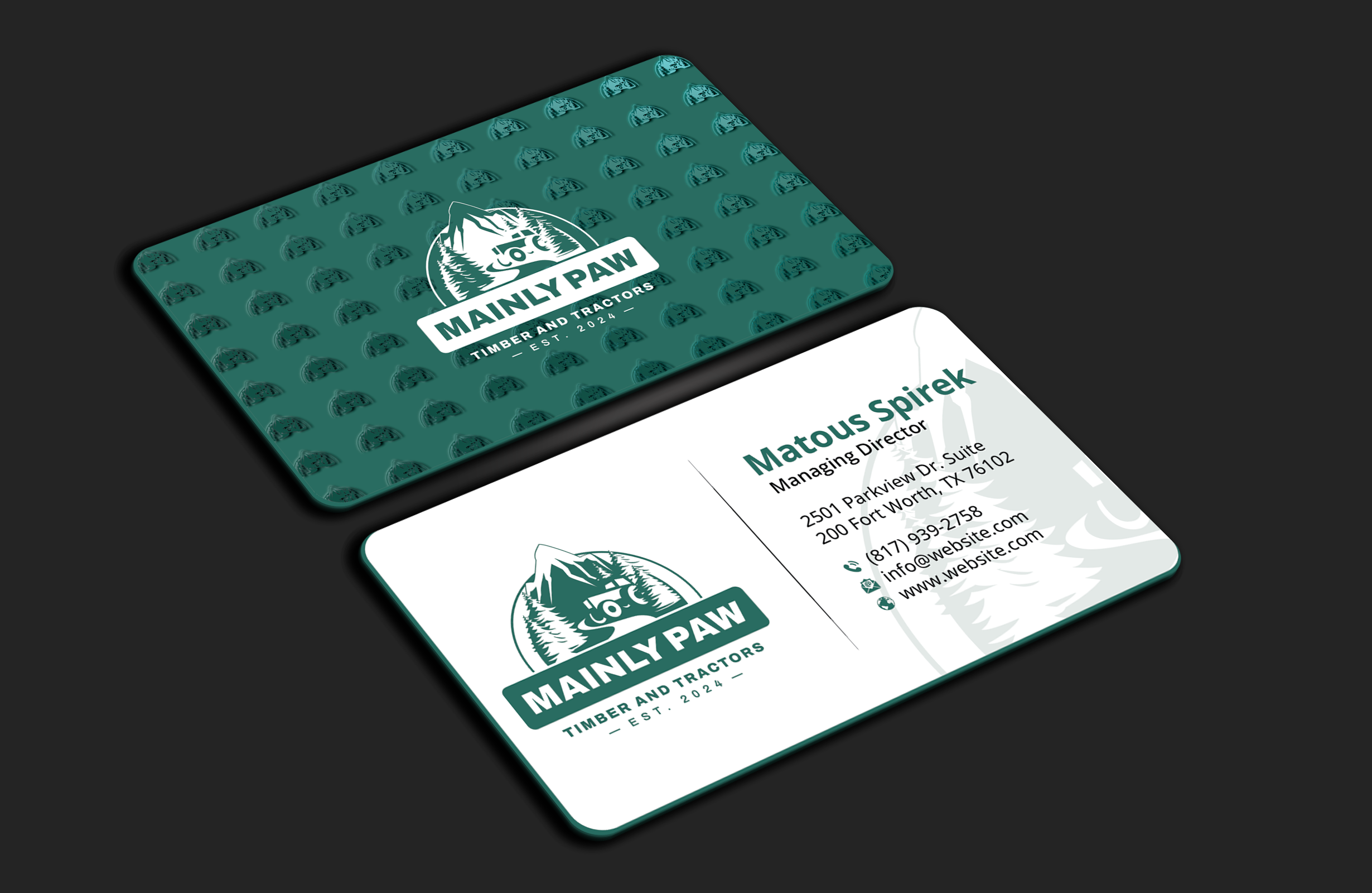 Diseño de Tarjeta de Presentación por DesignerShahadat para Mainely Paws LLC | Diseño #33086393