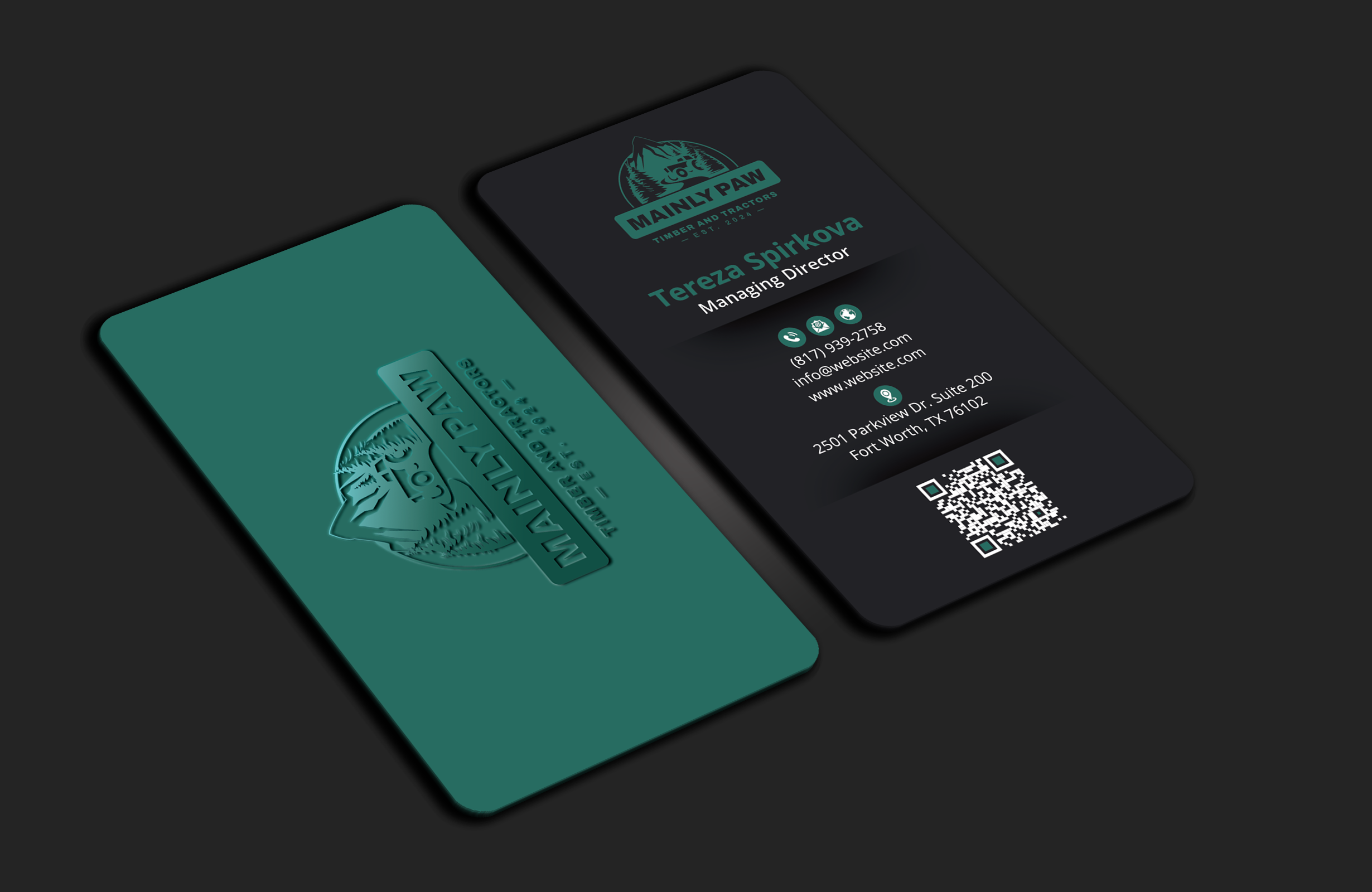 Business Card Design by DesignerShahadat for Mainely Paws LLC | Design #33086398