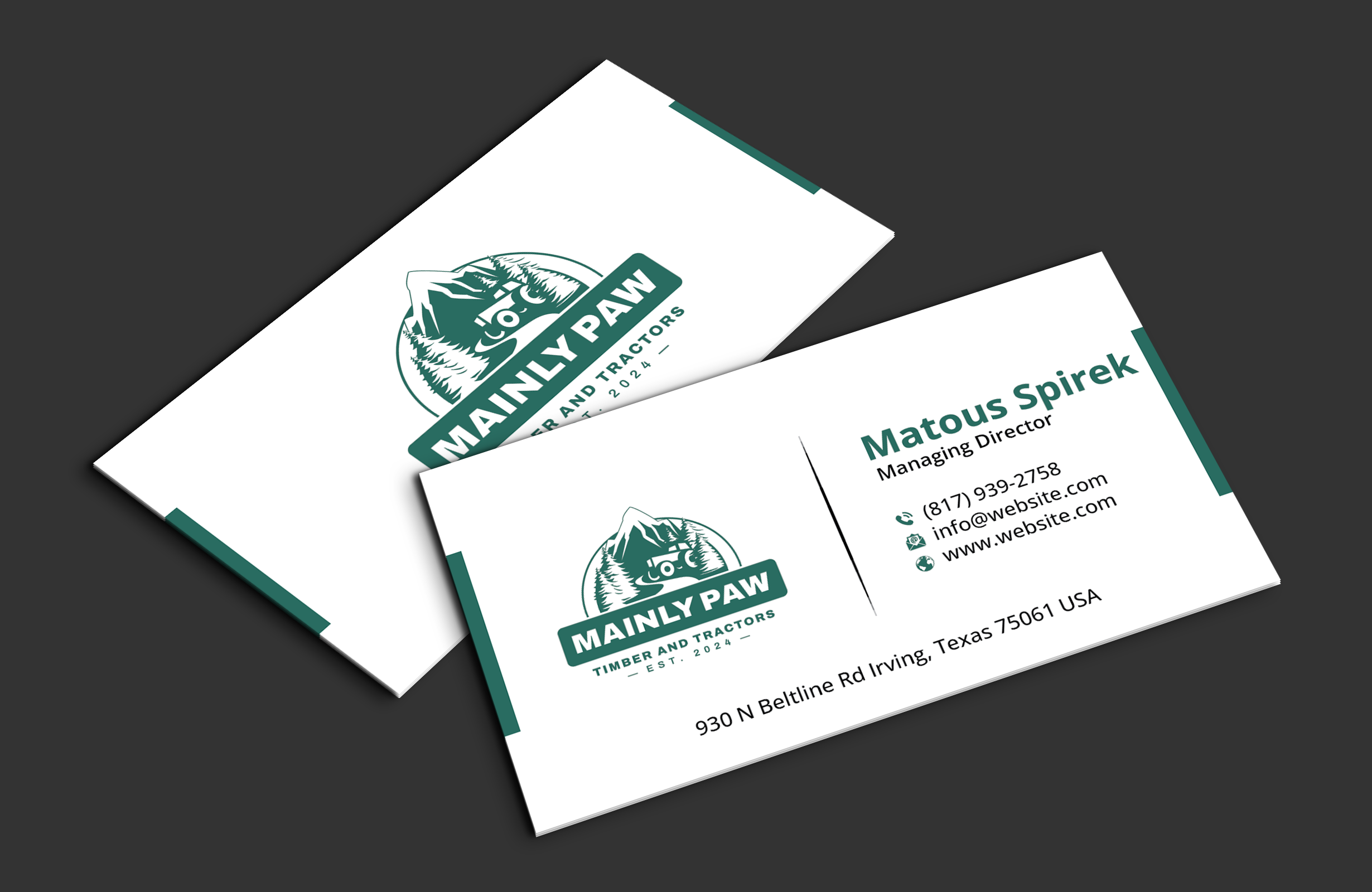 Diseño de Tarjeta de Presentación por DesignerShahadat para Mainely Paws LLC | Diseño #33086400