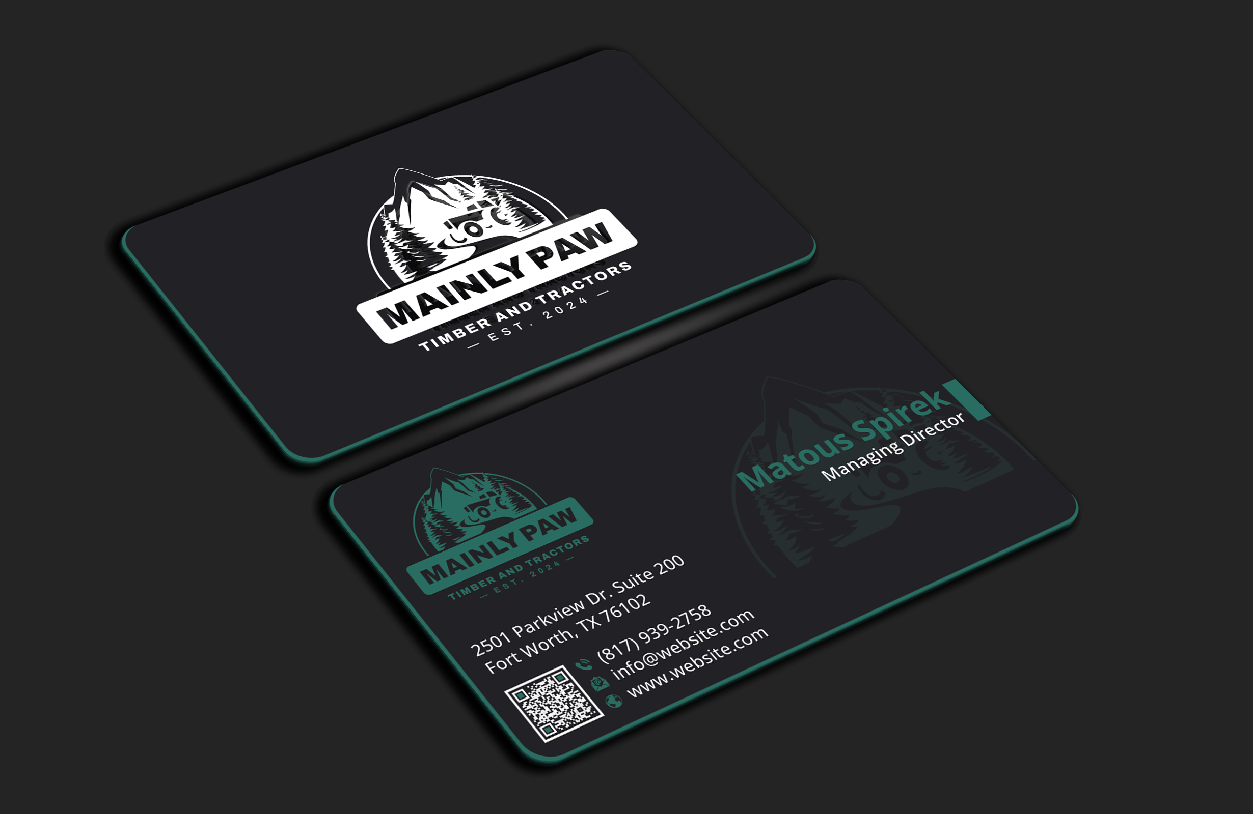 Diseño de Tarjeta de Presentación por DesignerShahadat para Mainely Paws LLC | Diseño #33086402