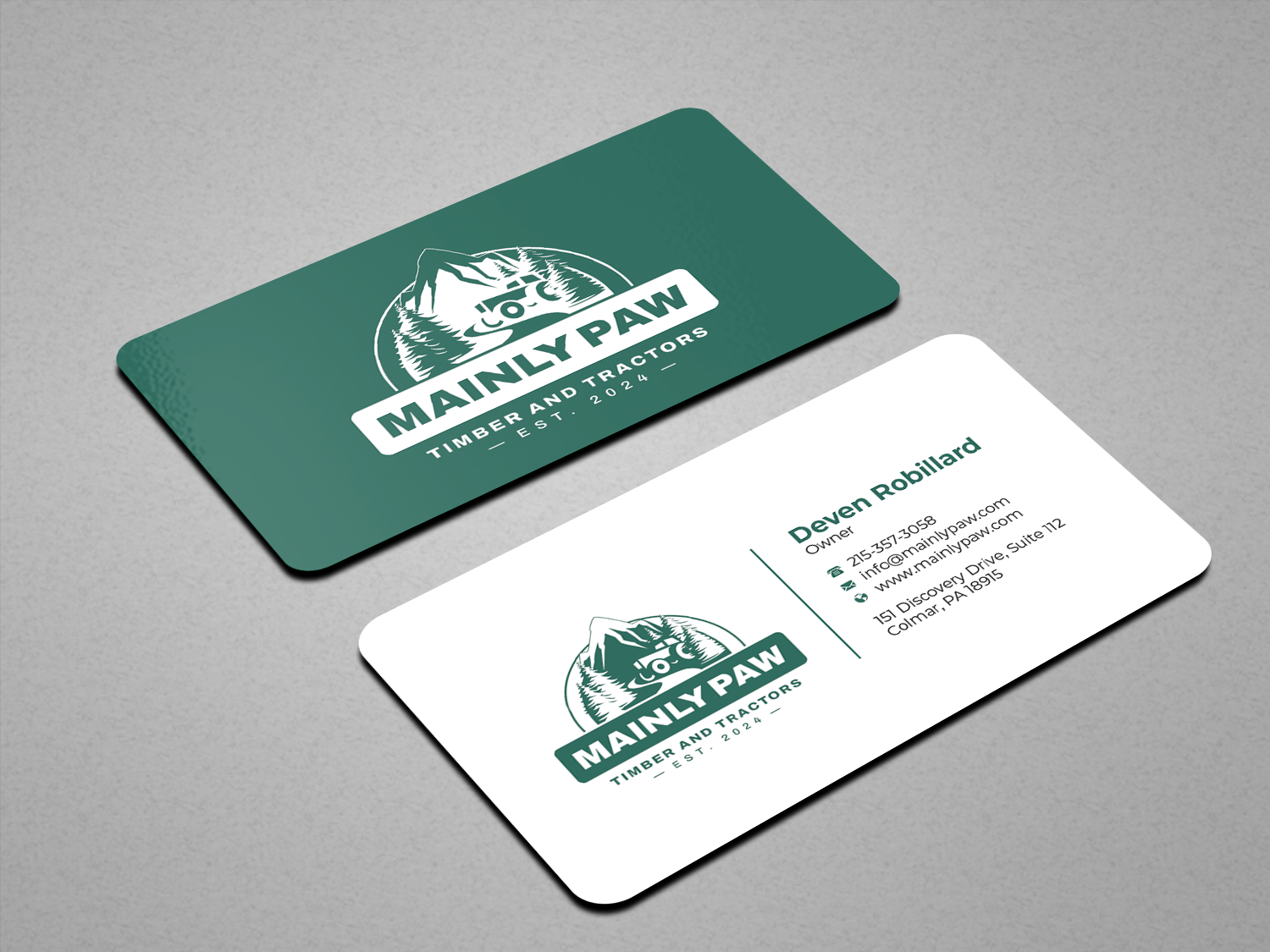 Business Card Design by Innovative Graphix for Mainely Paws LLC | Design #33081841