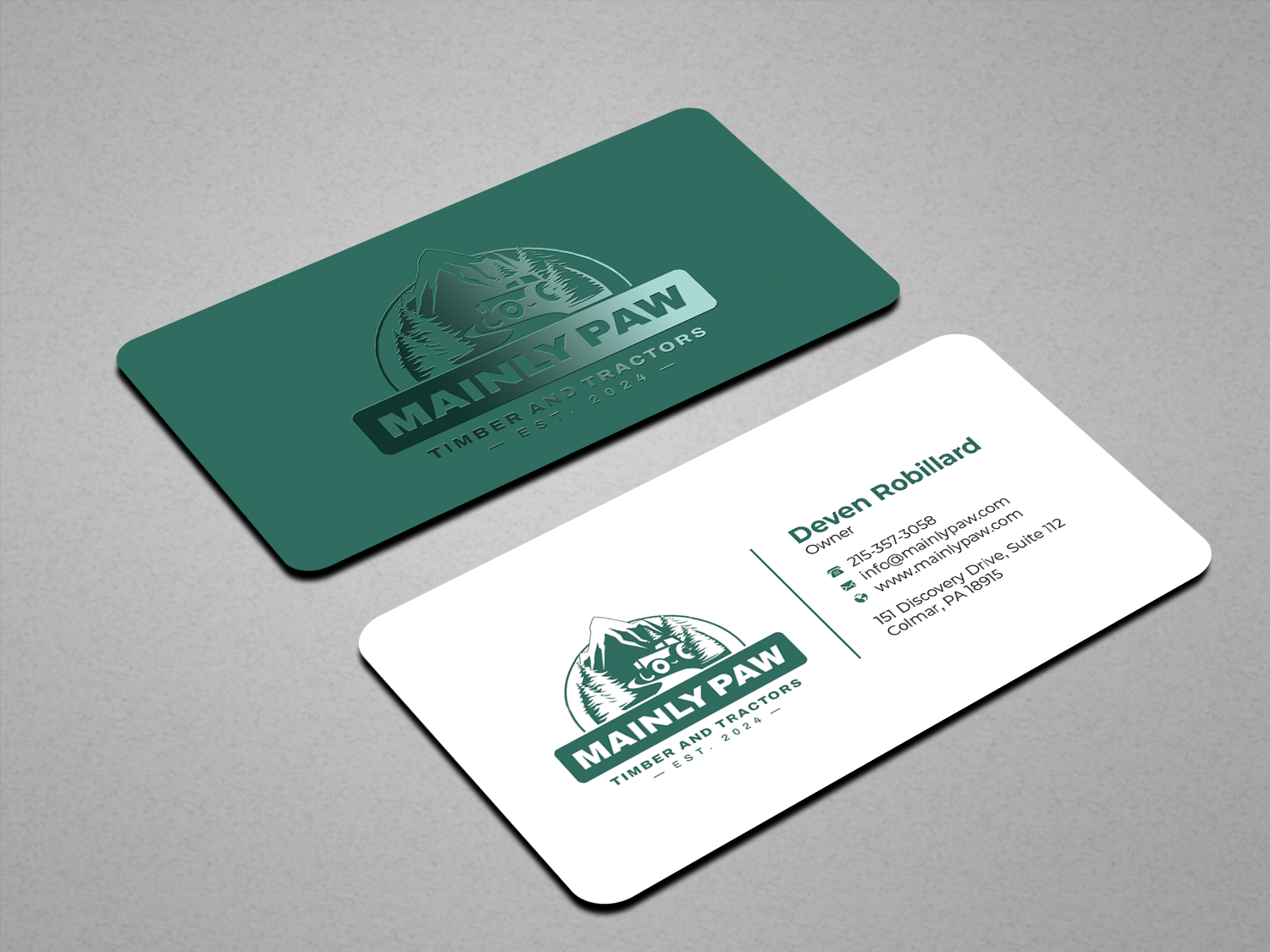 Business Card Design by Innovative Graphix for Mainely Paws LLC | Design #33081844