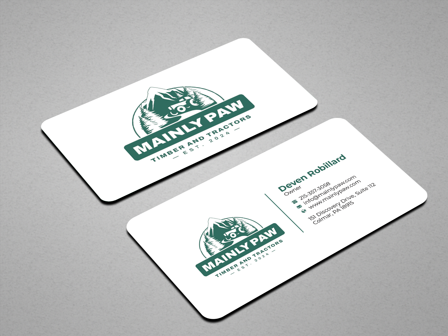 Business Card Design by Innovative Graphix for Mainely Paws LLC | Design #33081845