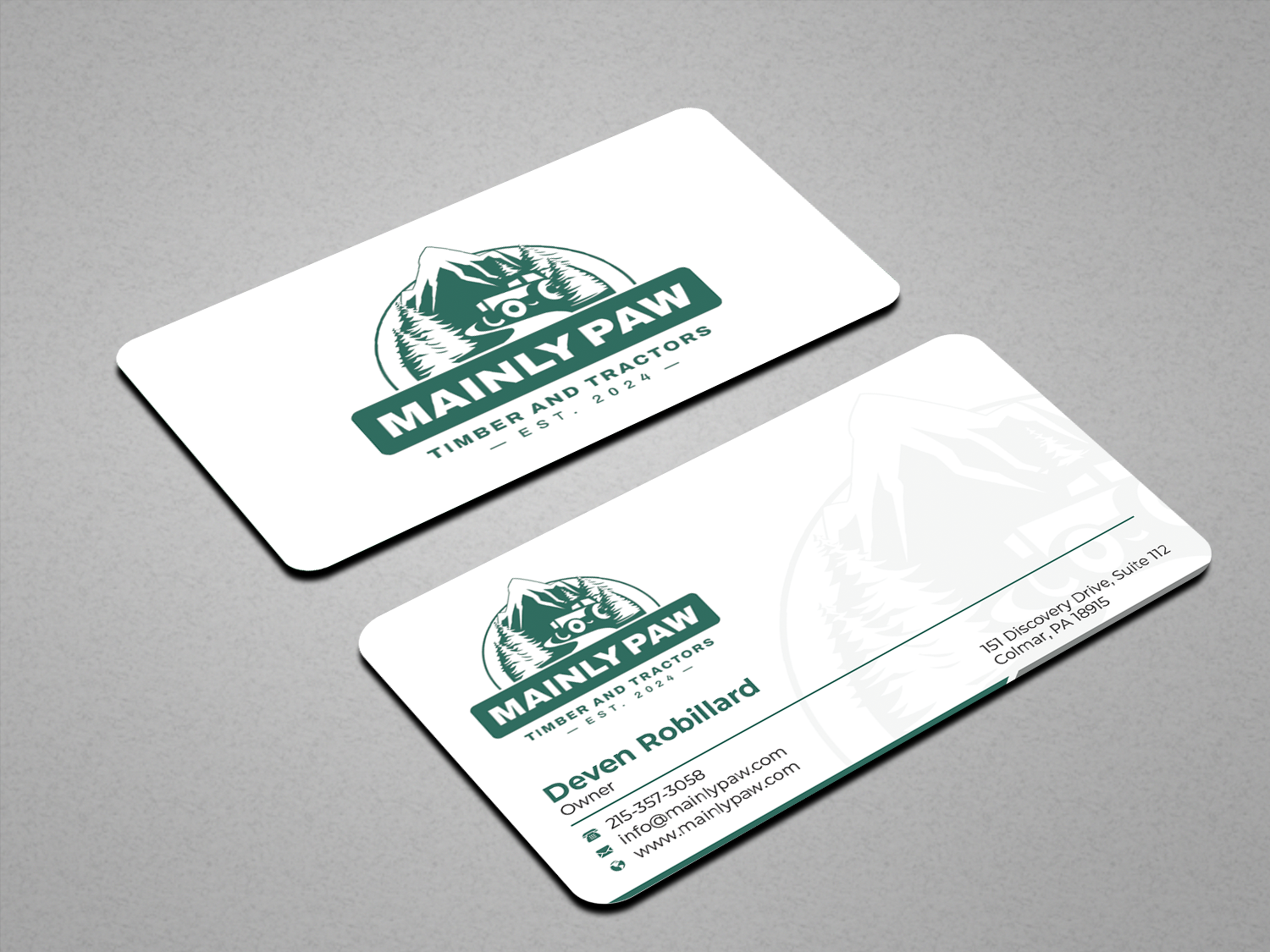 Business Card Design by Innovative Graphix for Mainely Paws LLC | Design #33081850