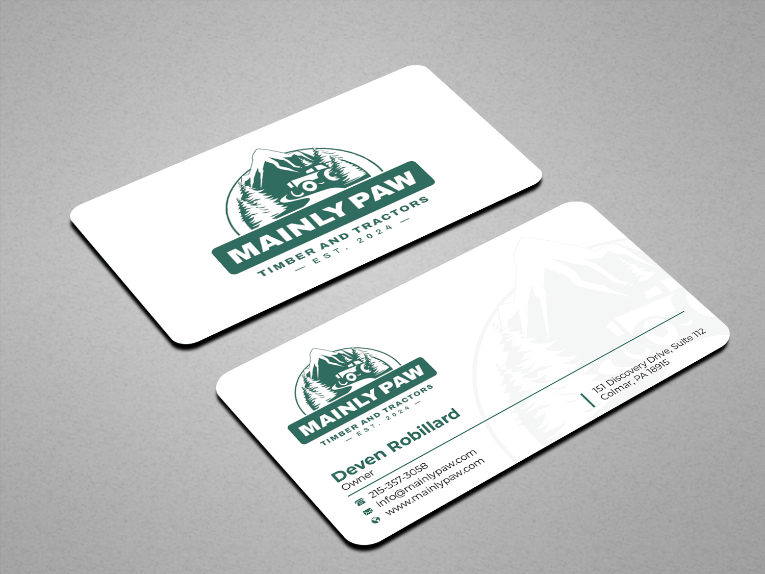 Business Card Design by Innovative Graphix for Mainely Paws LLC | Design #33081851