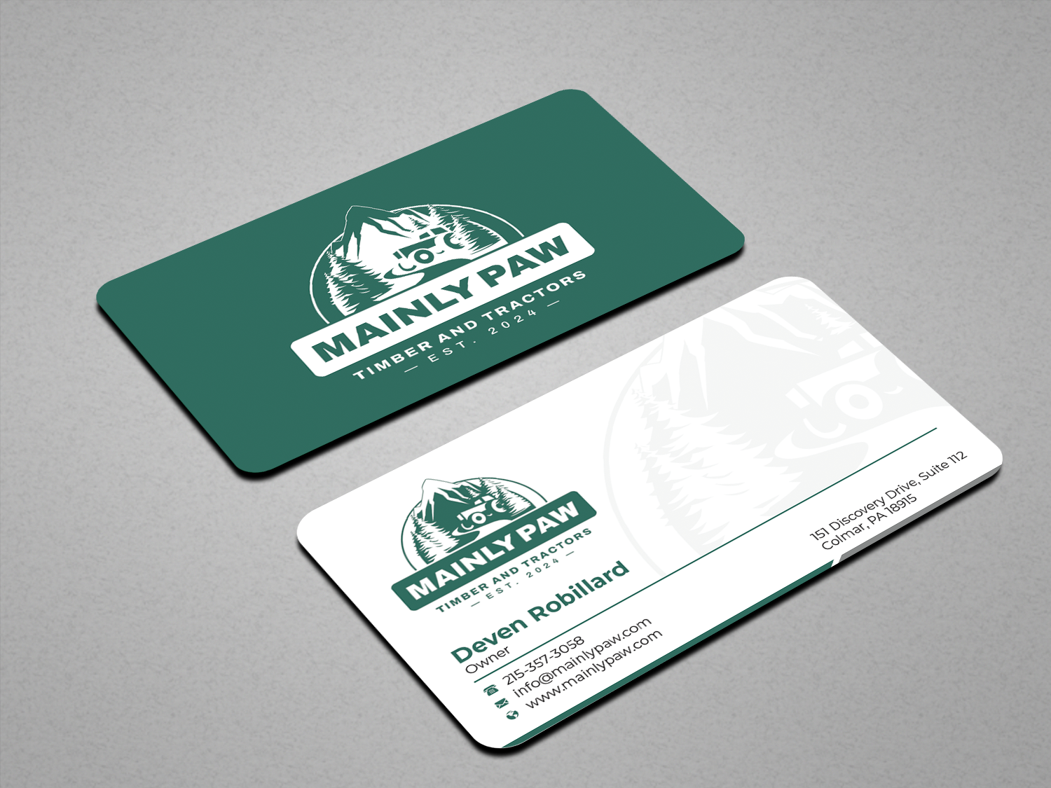 Business Card Design by Innovative Graphix for Mainely Paws LLC | Design #33081854