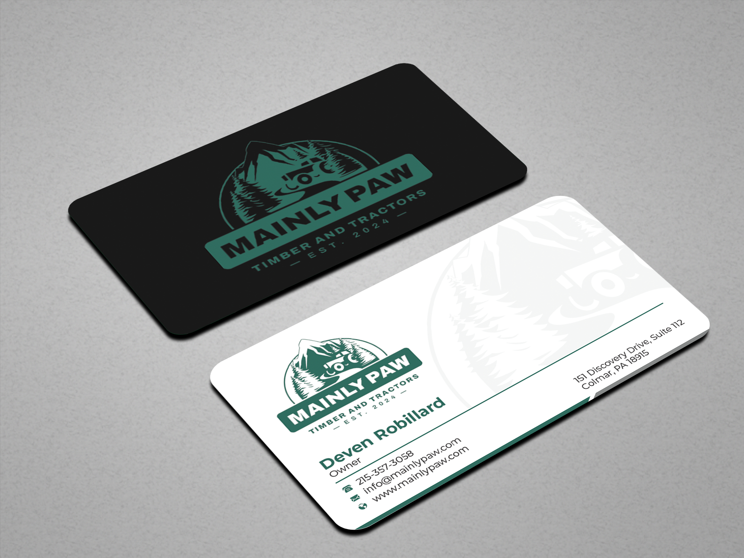 Business Card Design by Innovative Graphix for Mainely Paws LLC | Design #33081856