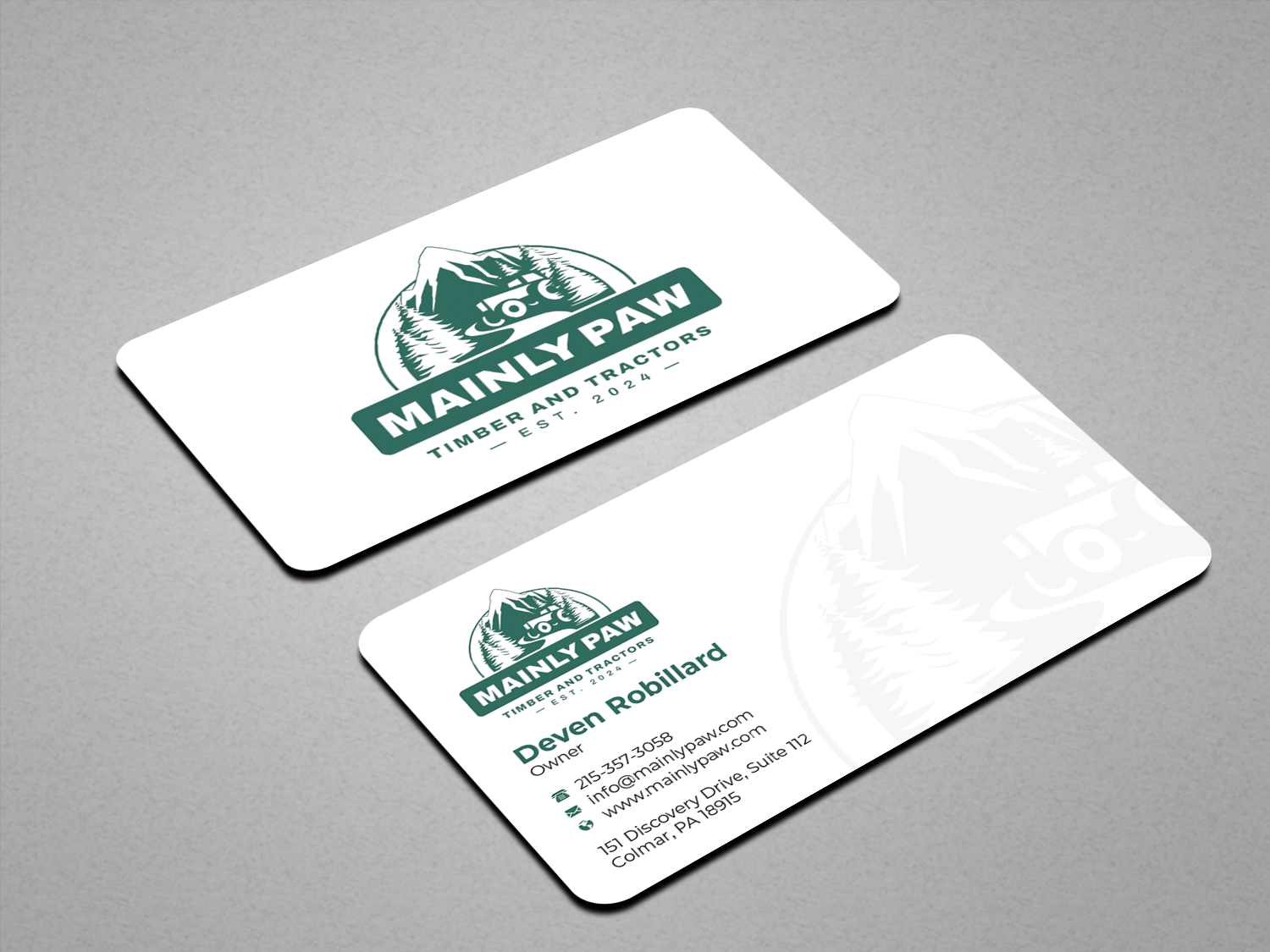 Business Card Design by Innovative Graphix for Mainely Paws LLC | Design #33081859
