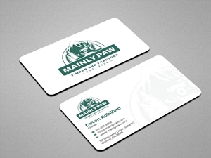 Business Card Design by Innovative Graphix for Mainely Paws LLC | Design: #33081859