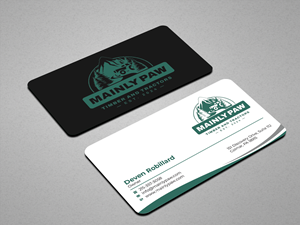 Business Card Design by Innovative Graphix for Mainely Paws LLC | Design: #33081860