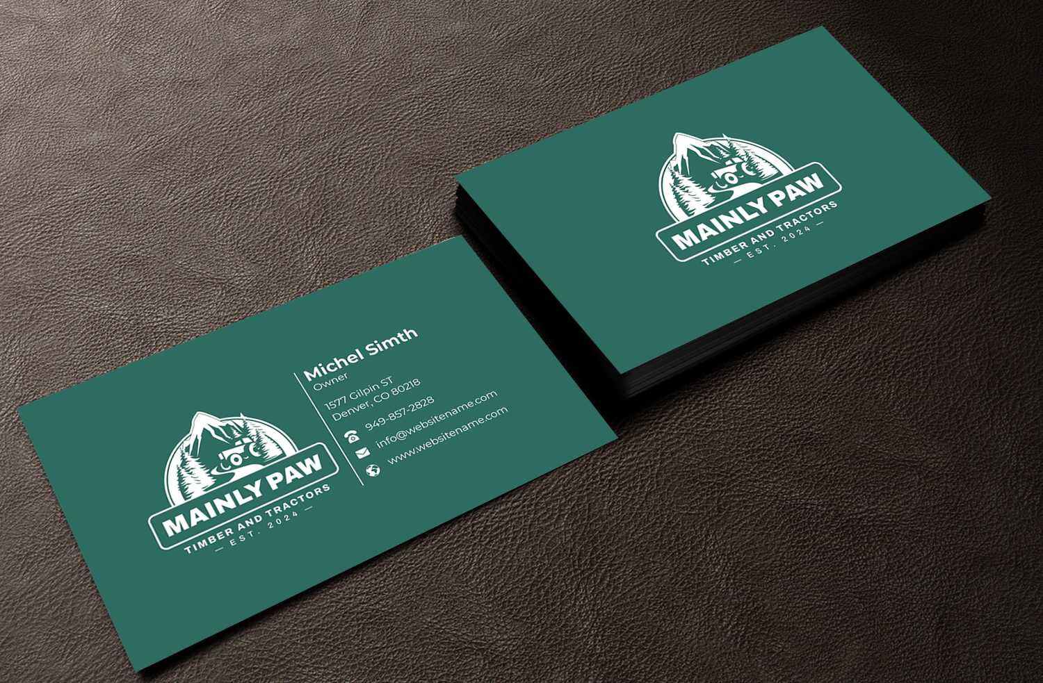 Business Card Design by Innovative Graphix for Mainely Paws LLC | Design #33085815