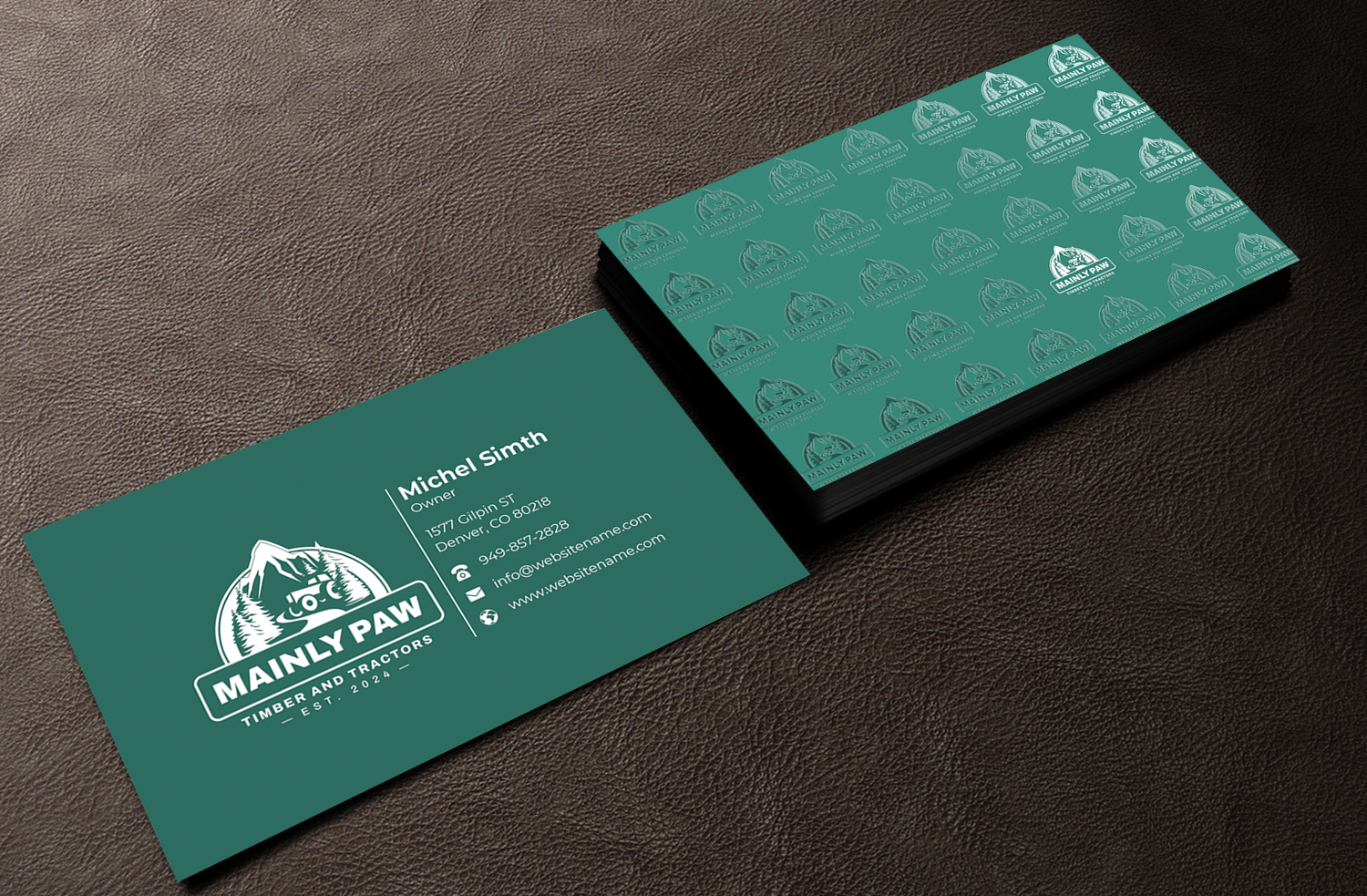 Business Card Design by Innovative Graphix for Mainely Paws LLC | Design #33086476