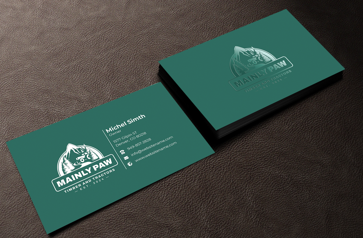 Business Card Design by Innovative Graphix for Mainely Paws LLC | Design #33086816