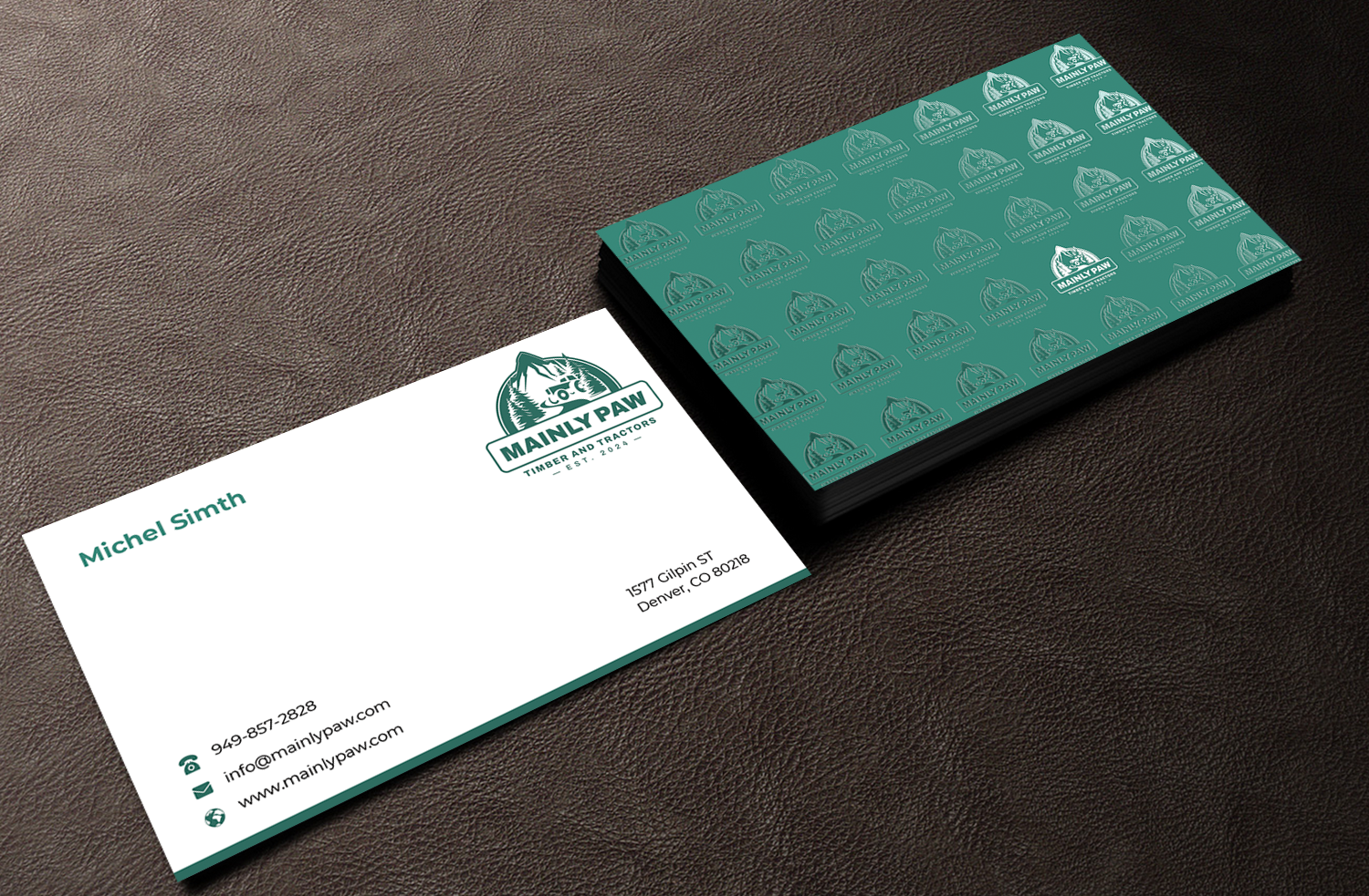 Business Card Design by Innovative Graphix for Mainely Paws LLC | Design #33087942