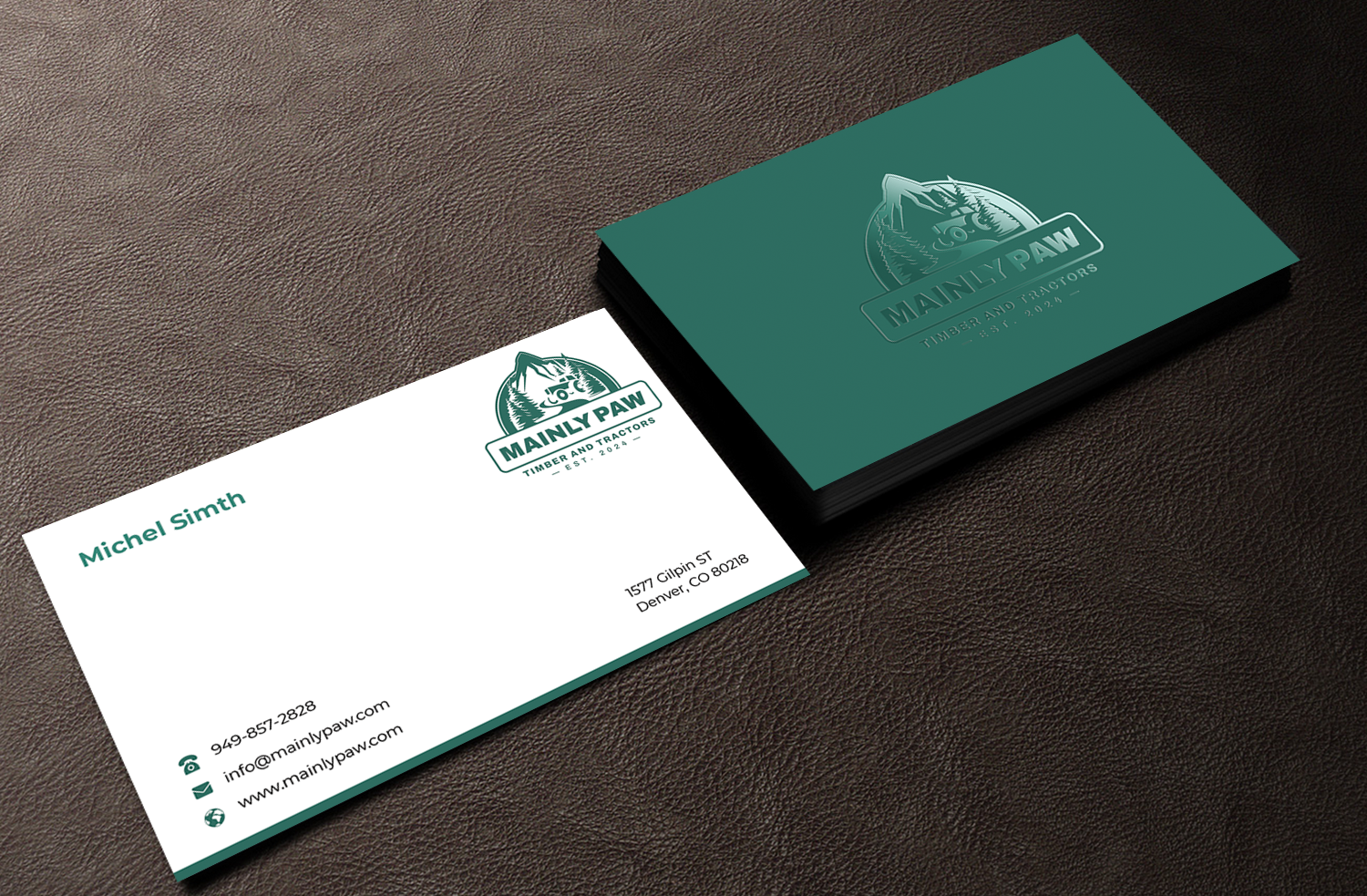 Business Card Design by Innovative Graphix for Mainely Paws LLC | Design #33087946