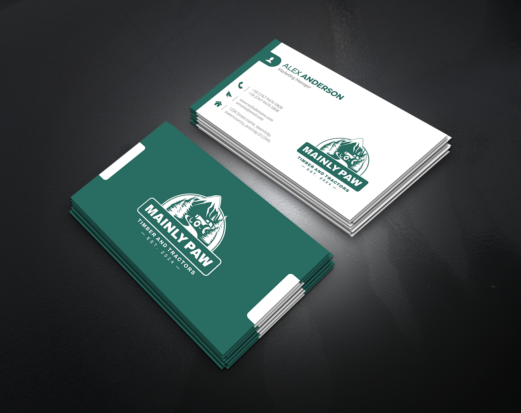 Visitenkarten-Design von artbitin für Mainely Paws LLC | Design #33081739