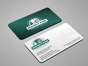 Visitenkarten-Design von Creations Box 2015 für Mainely Paws LLC | Design: #33083403