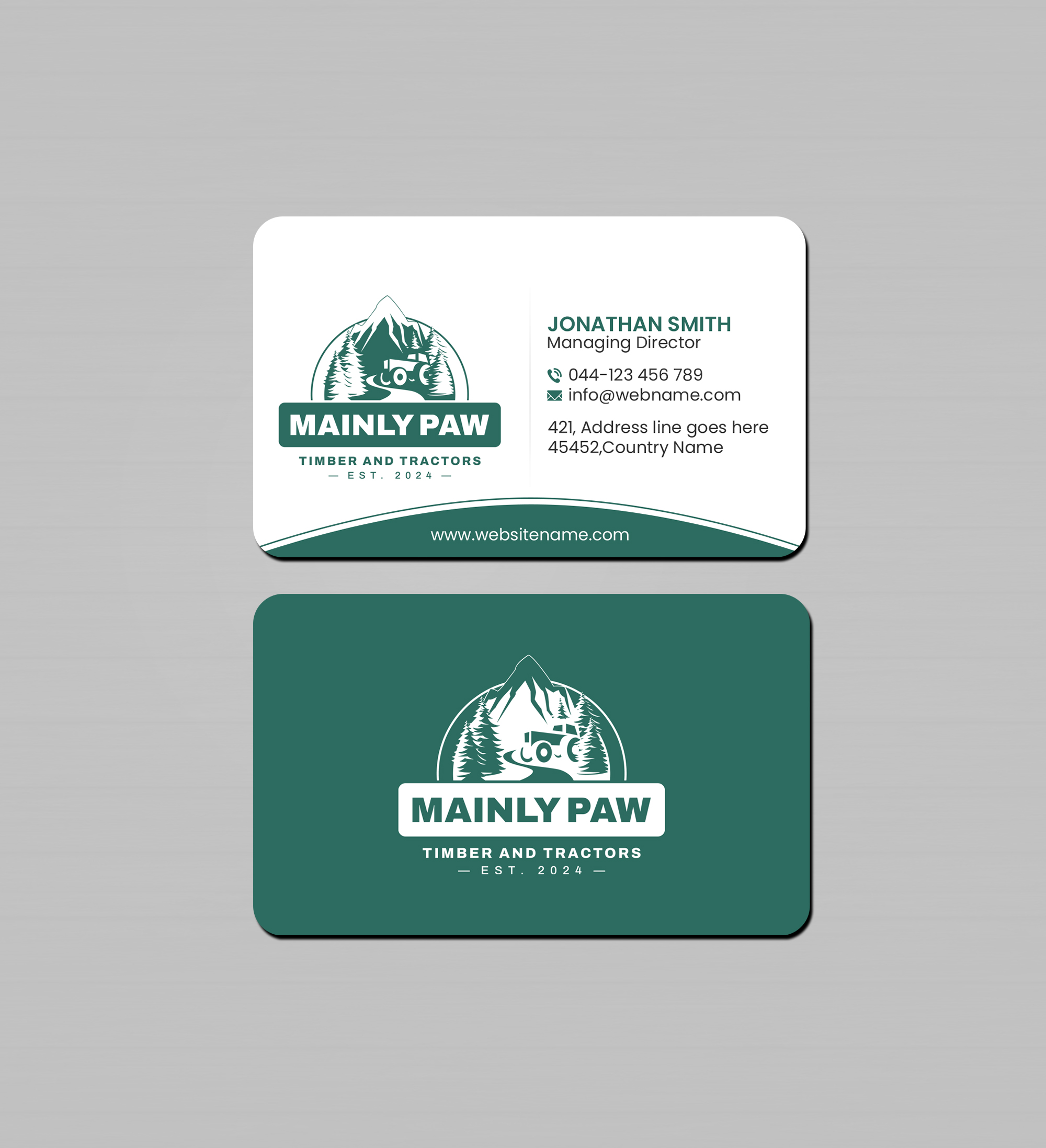 Visitenkarten-Design von Creations Box 2015 für Mainely Paws LLC | Design #33083404