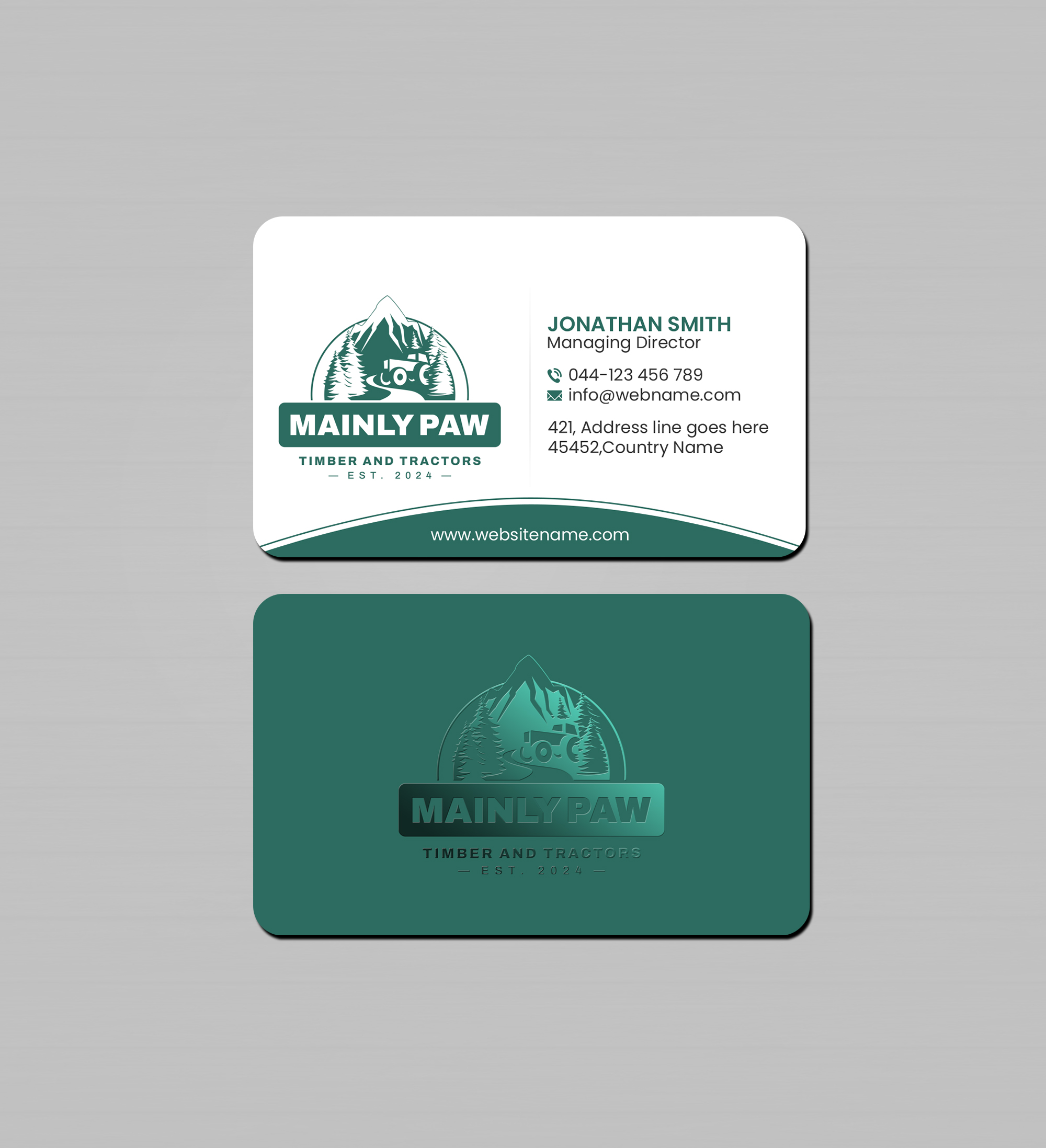 Visitenkarten-Design von Creations Box 2015 für Mainely Paws LLC | Design #33083405