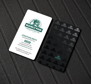 Visitenkarten-Design von Creations Box 2015 für Mainely Paws LLC | Design: #33083419