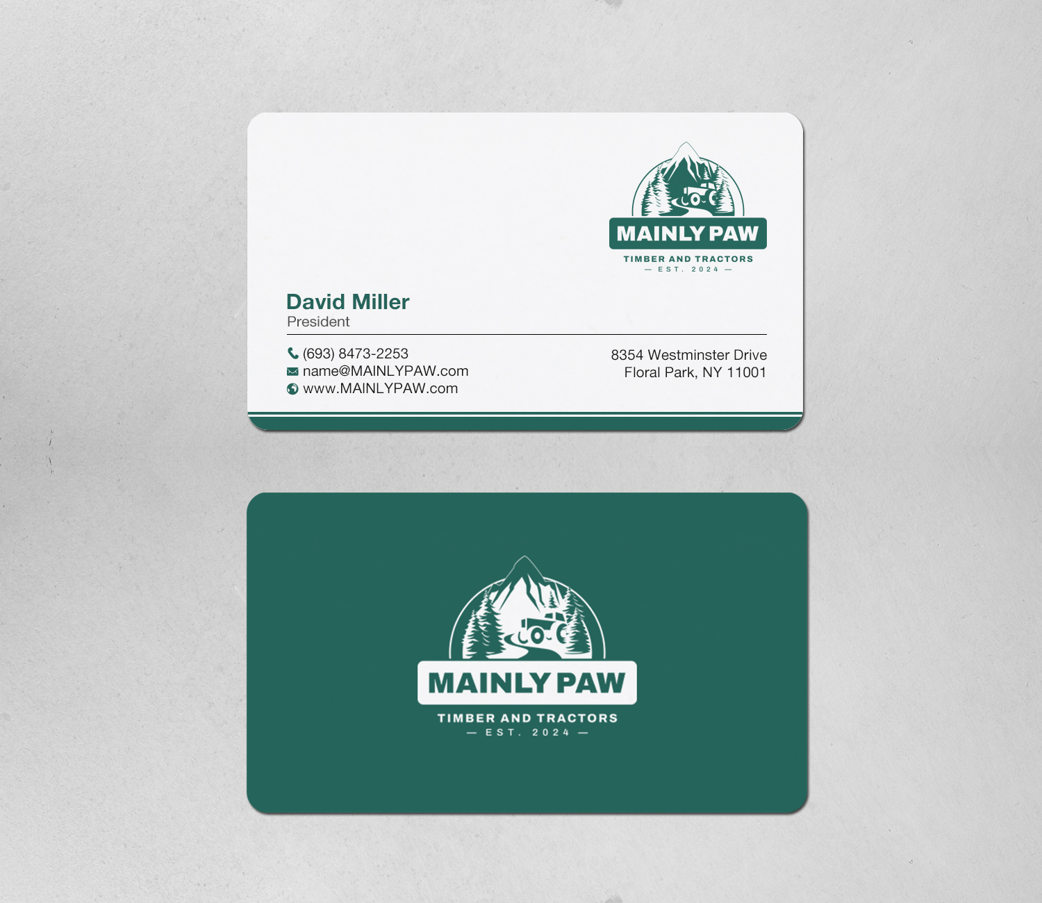 Business Card Design by Brand aid for Mainely Paws LLC | Design #33084727