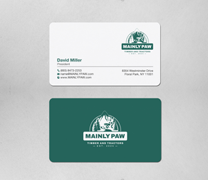 Business Card Design by Brand aid for Mainely Paws LLC | Design: #33084729