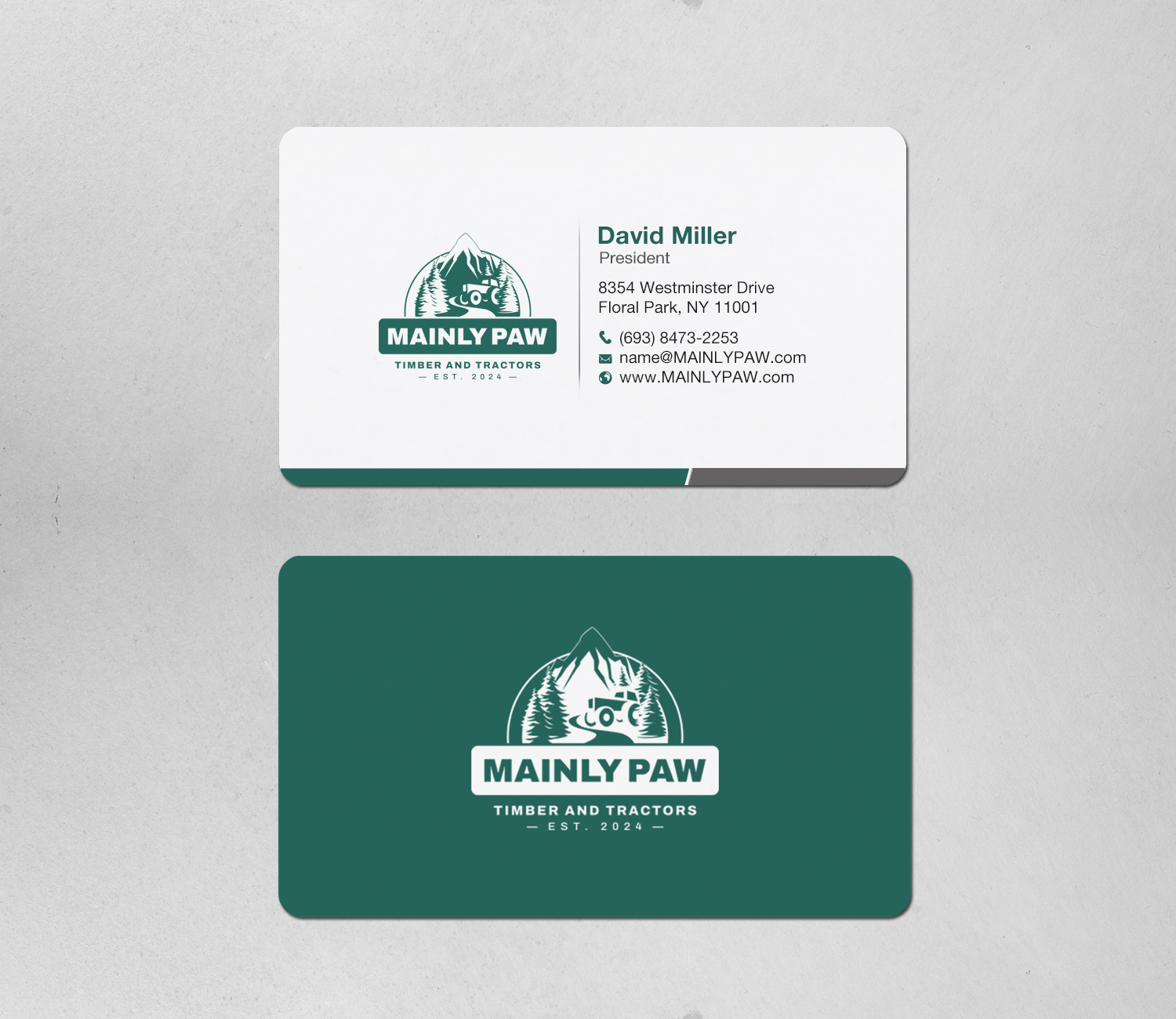 Business Card Design by Brand aid for Mainely Paws LLC | Design #33084730