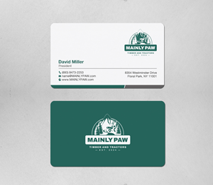 Business Card Design by Brand aid for Mainely Paws LLC | Design: #33084731