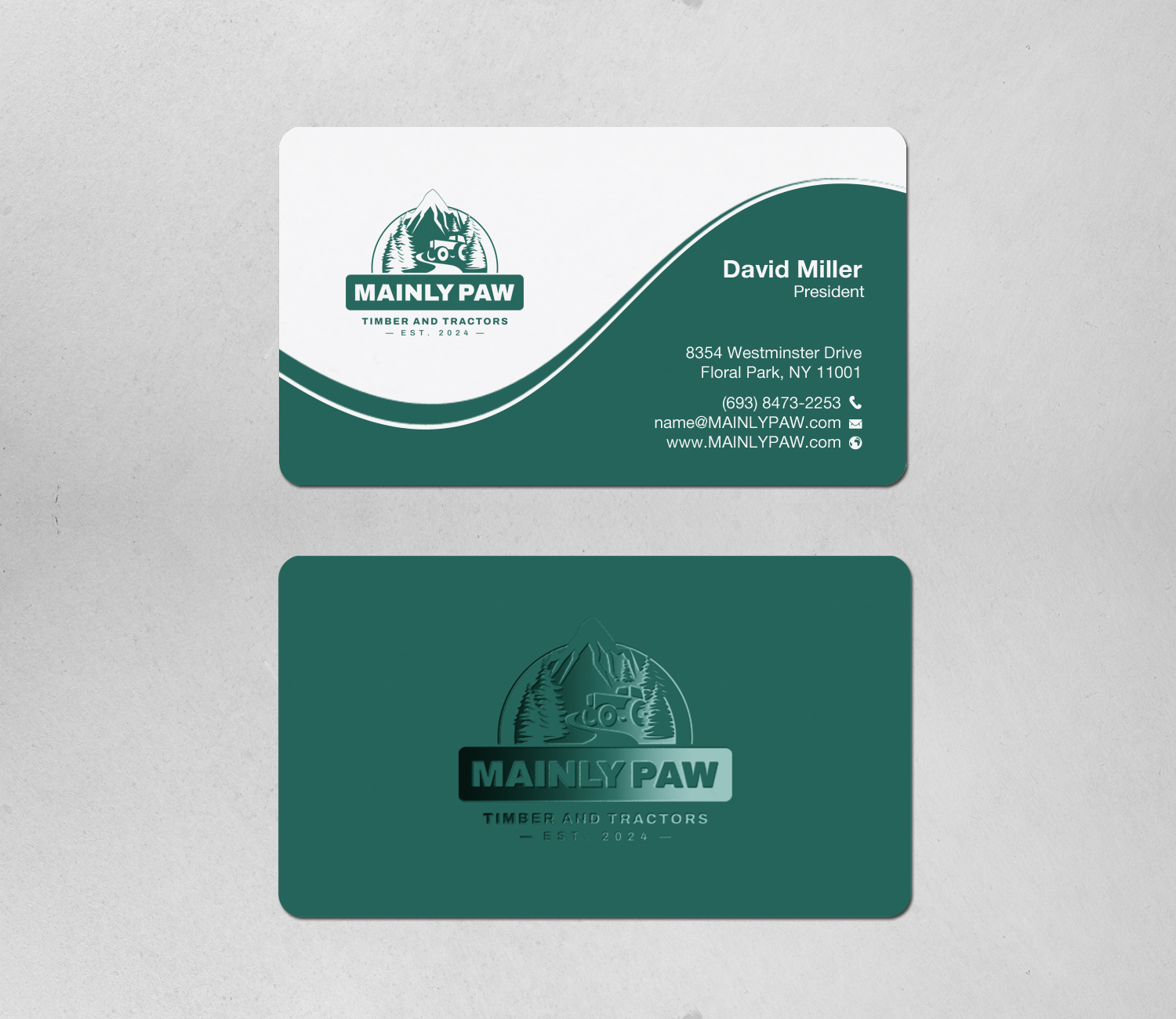 Business Card Design by Brand aid for Mainely Paws LLC | Design #33084733
